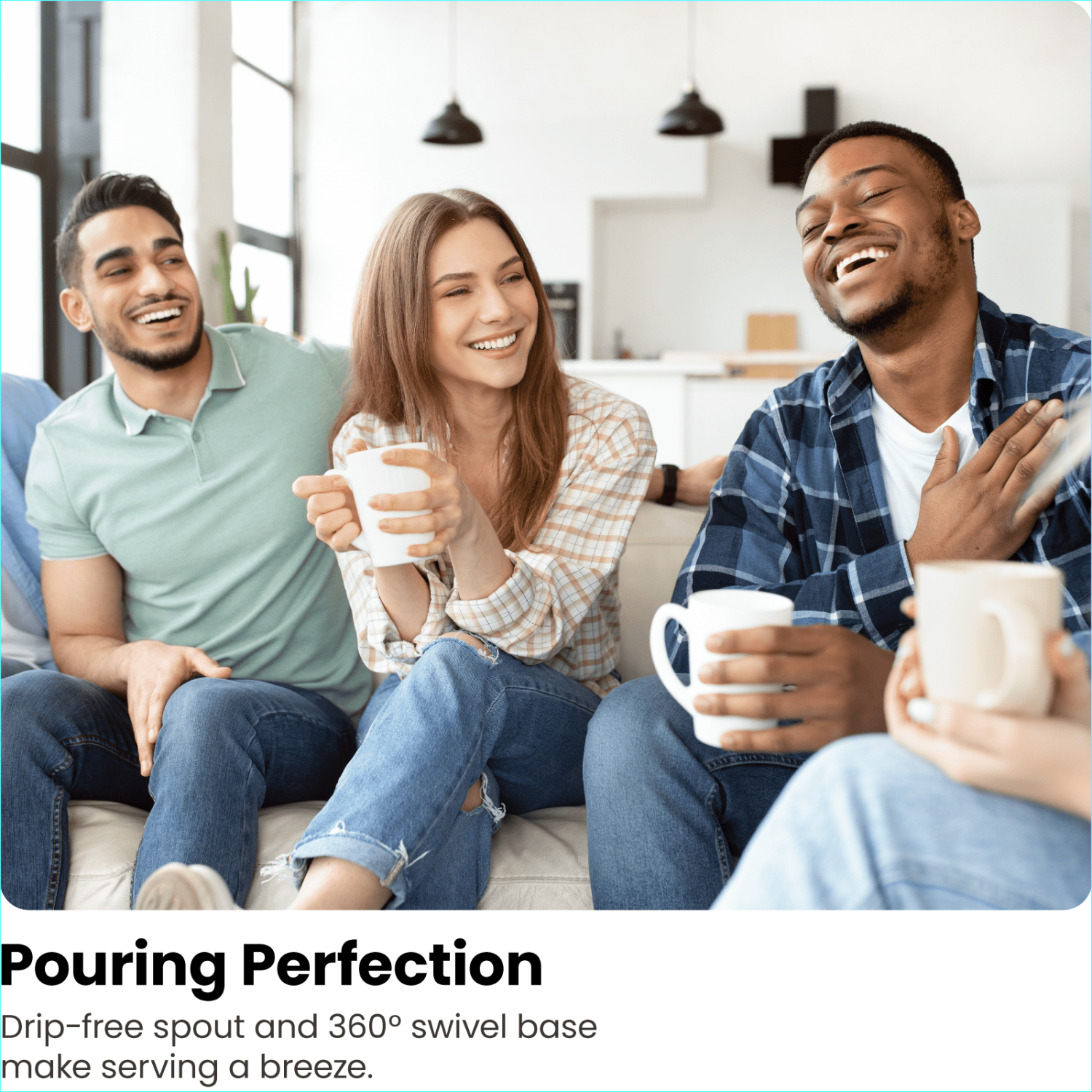 Chefman Fast-Boil 1.8L 1500W Glass Electric Kettle with Tea Infuser - Stainless Steel