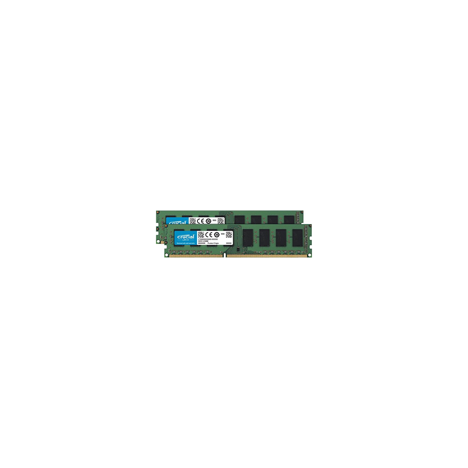 CRUCIAL 16GB 240-PIN DDR3 SDRAM DDR3L 1600 (PC3L 12800) DESKTOP MEMORY MODEL CT2K102464BD160B