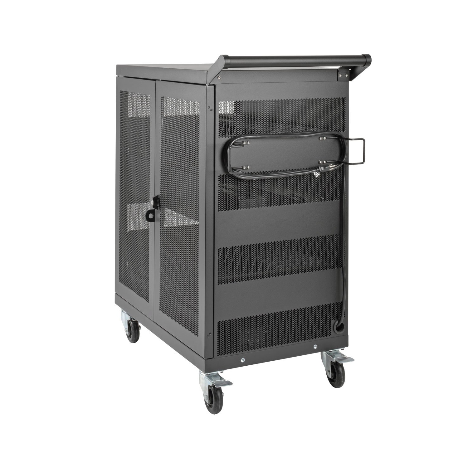 Tripp Lite AC Charging Station Cart for Chromebooks and Laptops