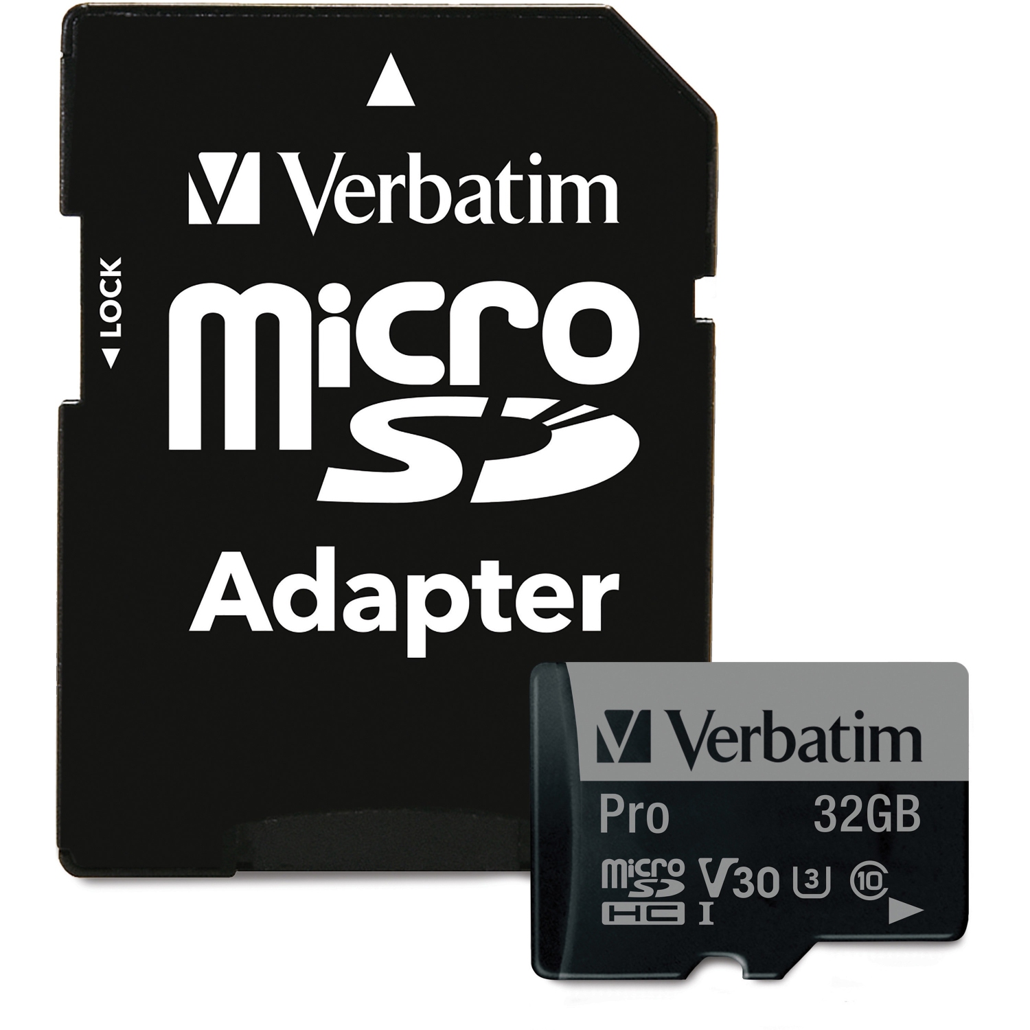 Verbatim Pro 600X 32GB 45MB/s microSDHC Memory Card with Adapter -
