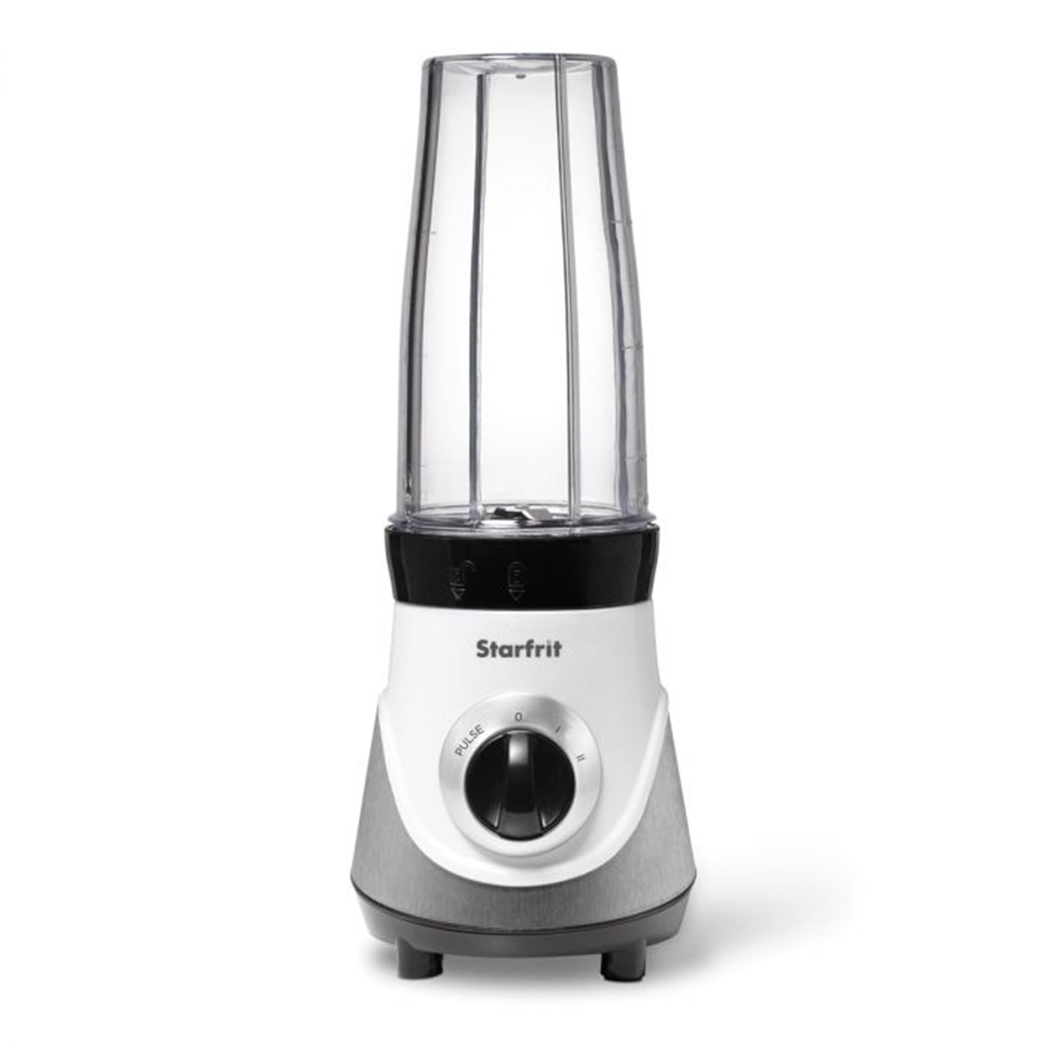 Starfrit Personal Blender - 300W, White, Plastic Jar with Lids