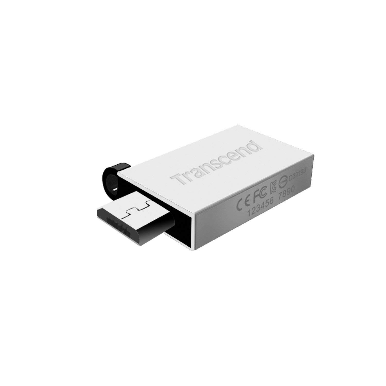 TRANSCEND JETFLASH 380 32GB USB 2.0 OTG FLASH DRIVE MODEL TS32GJF380S