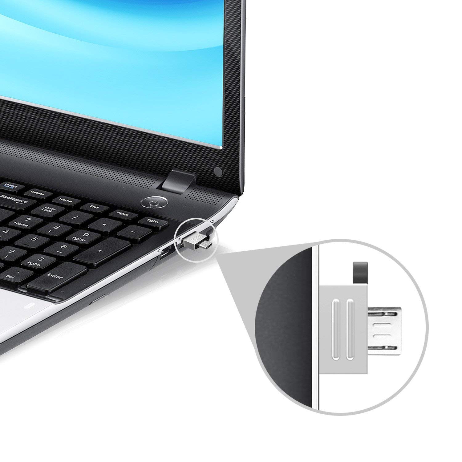 TRANSCEND JETFLASH 380 32GB USB 2.0 OTG FLASH DRIVE MODEL TS32GJF380S