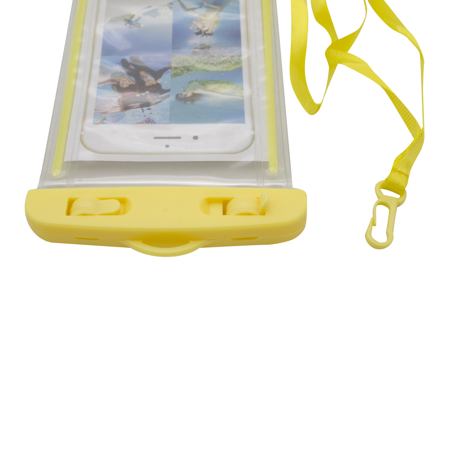 Universal Waterproof Underwater Pouch Dry Bag Case Cover Cell Phone Swimming Bag Fits Most Mobile Phones - Yellow