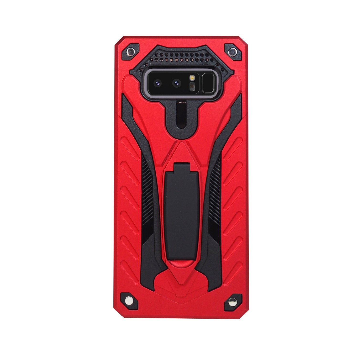 Exian Fitted Hard Shell Case for Samsung Galaxy Note 8 - Red