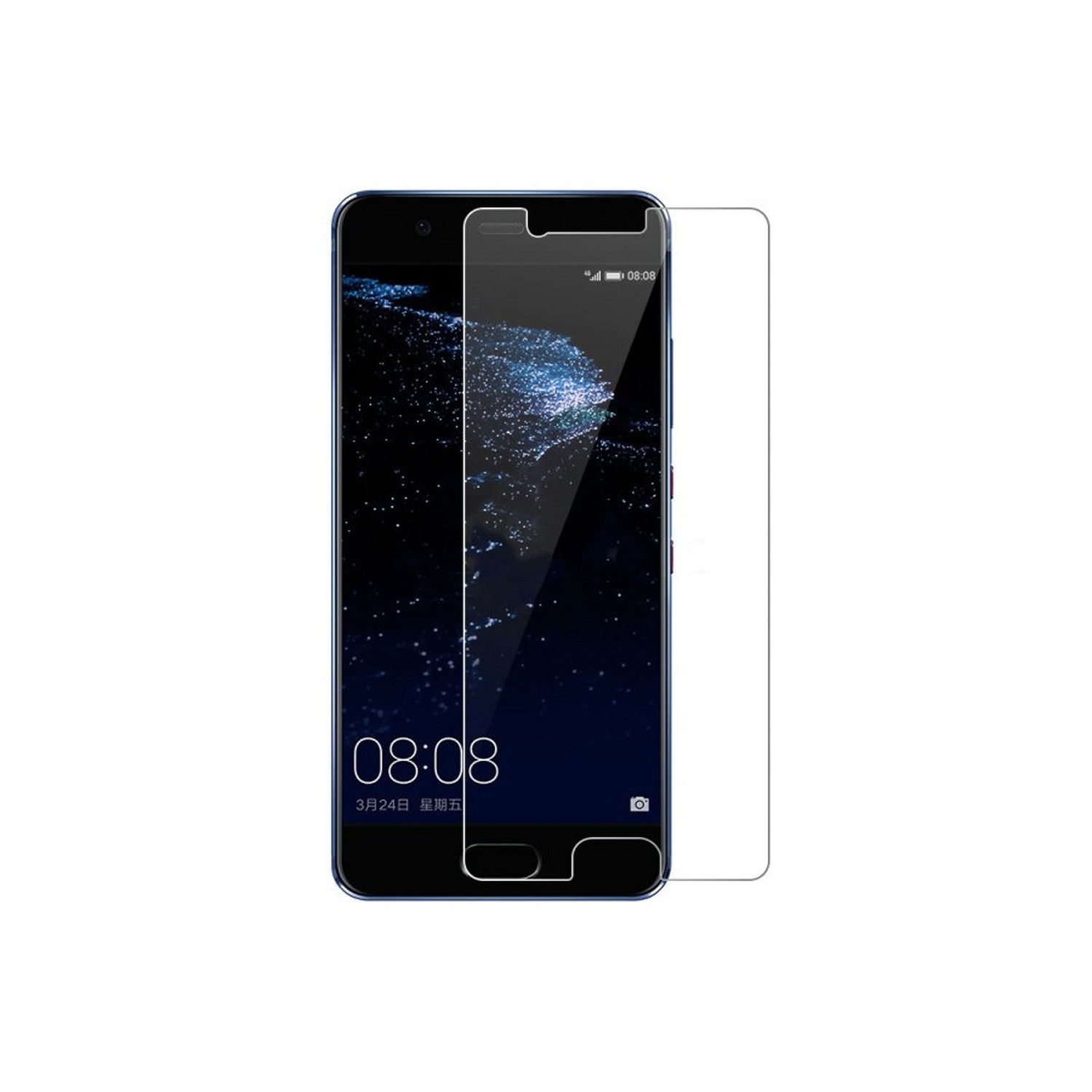 Protecteur d’écran en verre trempé d’Exian pour P10 plus de Huawei - transparent