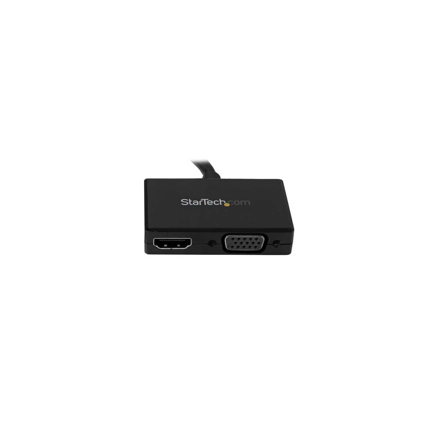 StarTech Video Converter - DisplayPort - HDMI, VGA - Black