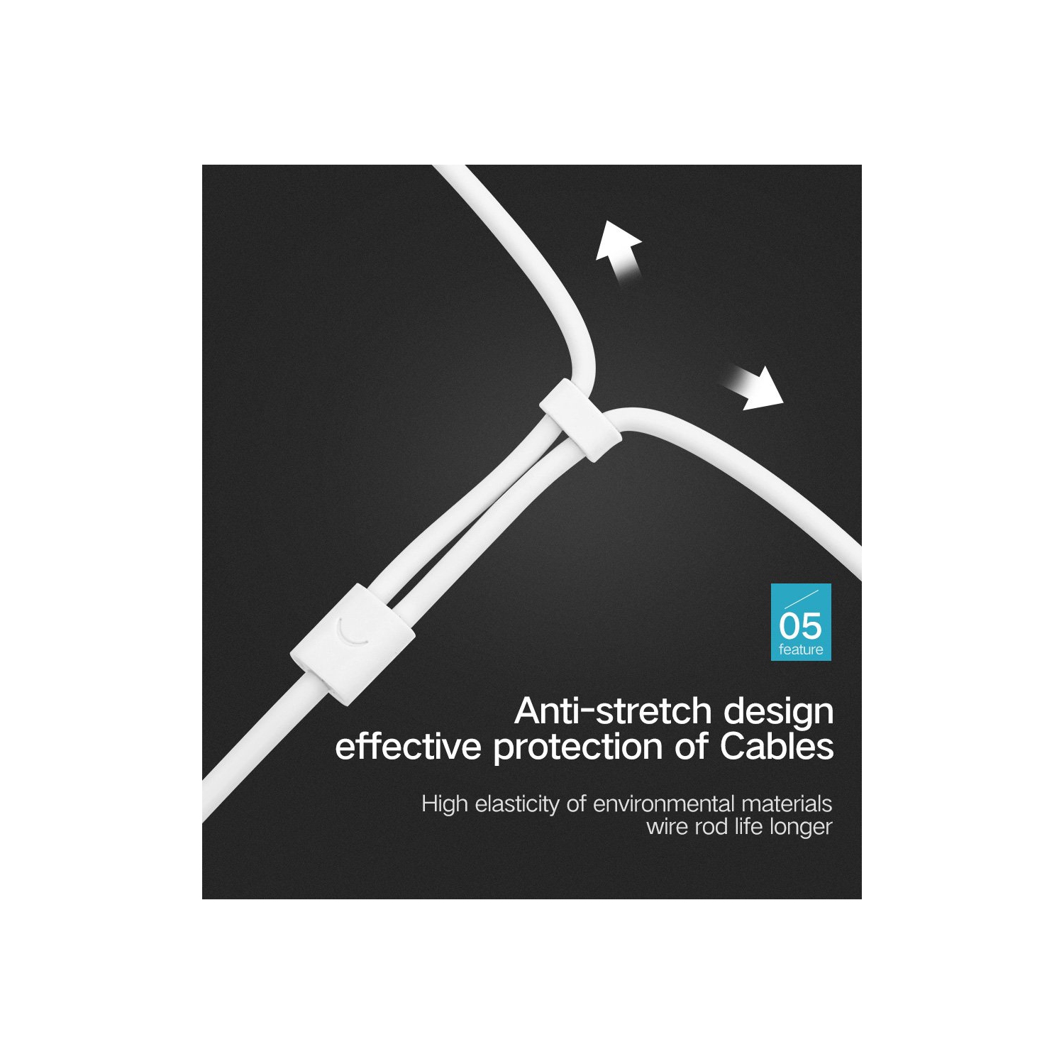 SAMA SA-10780 Cable Audio 3.5mm AUX Splitter, 20cm White