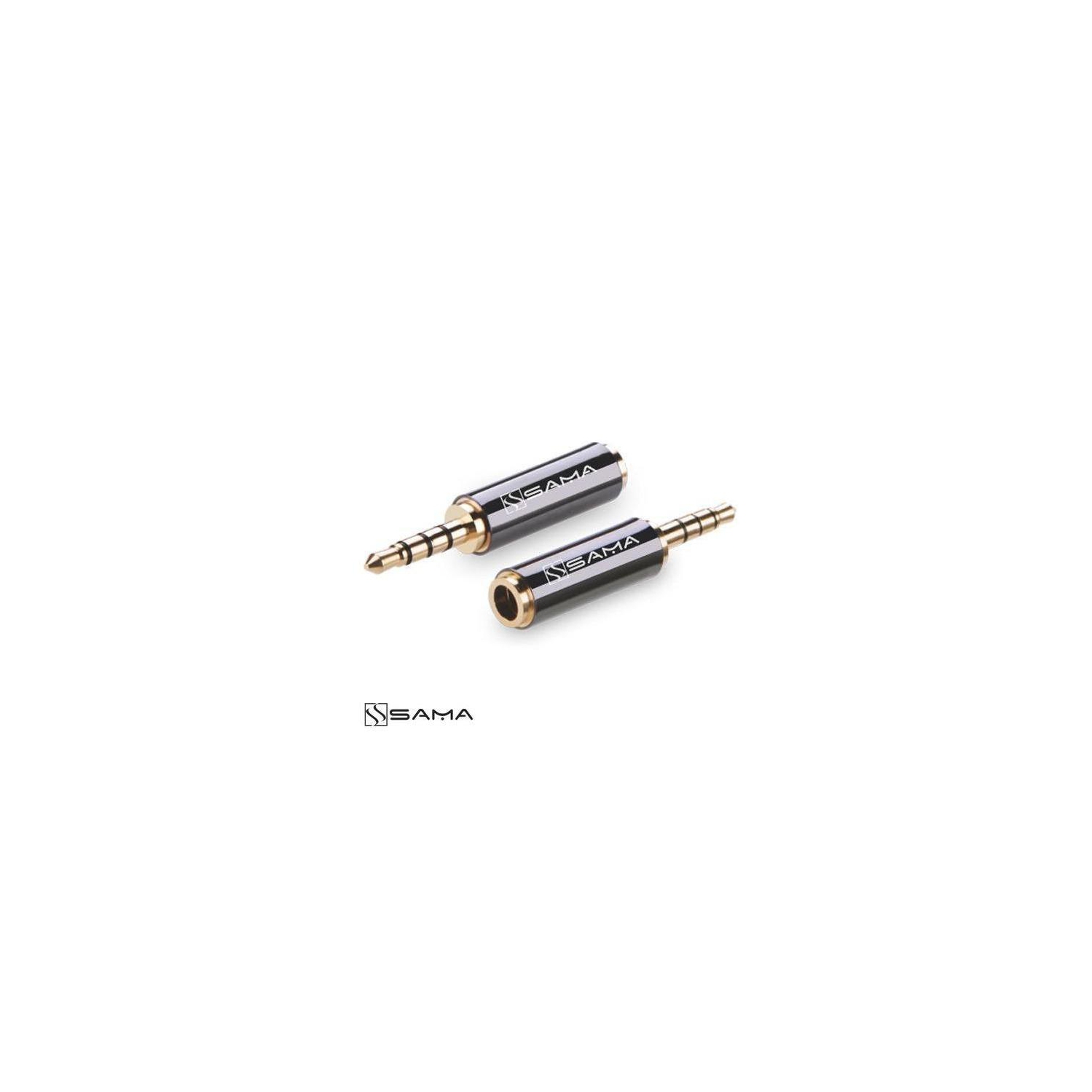 SAMA SA-20501 2.5mm Male to 3.5mm Premium Quality Converter Headphone Adapter