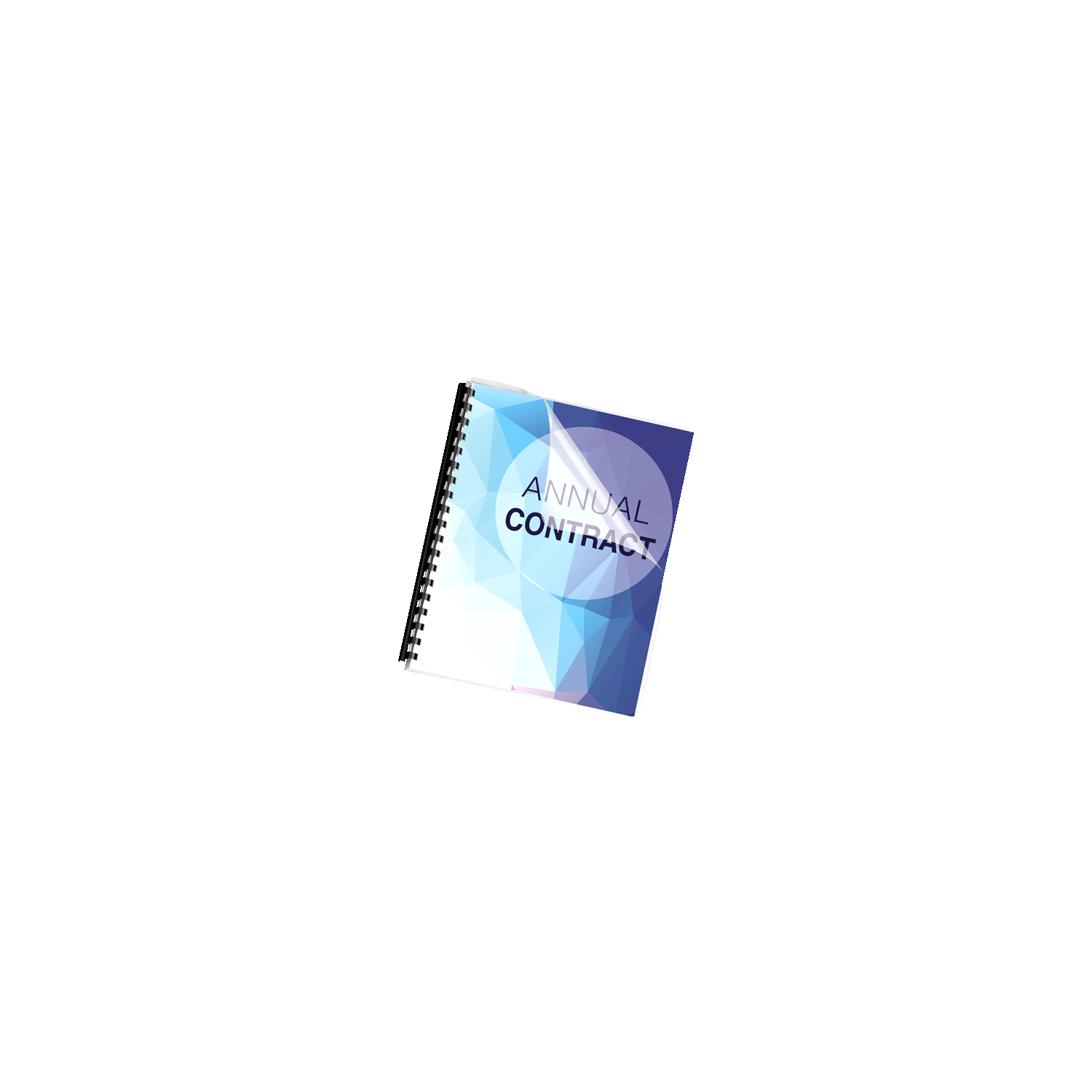 Fellowes Crystals Clear PVC Covers