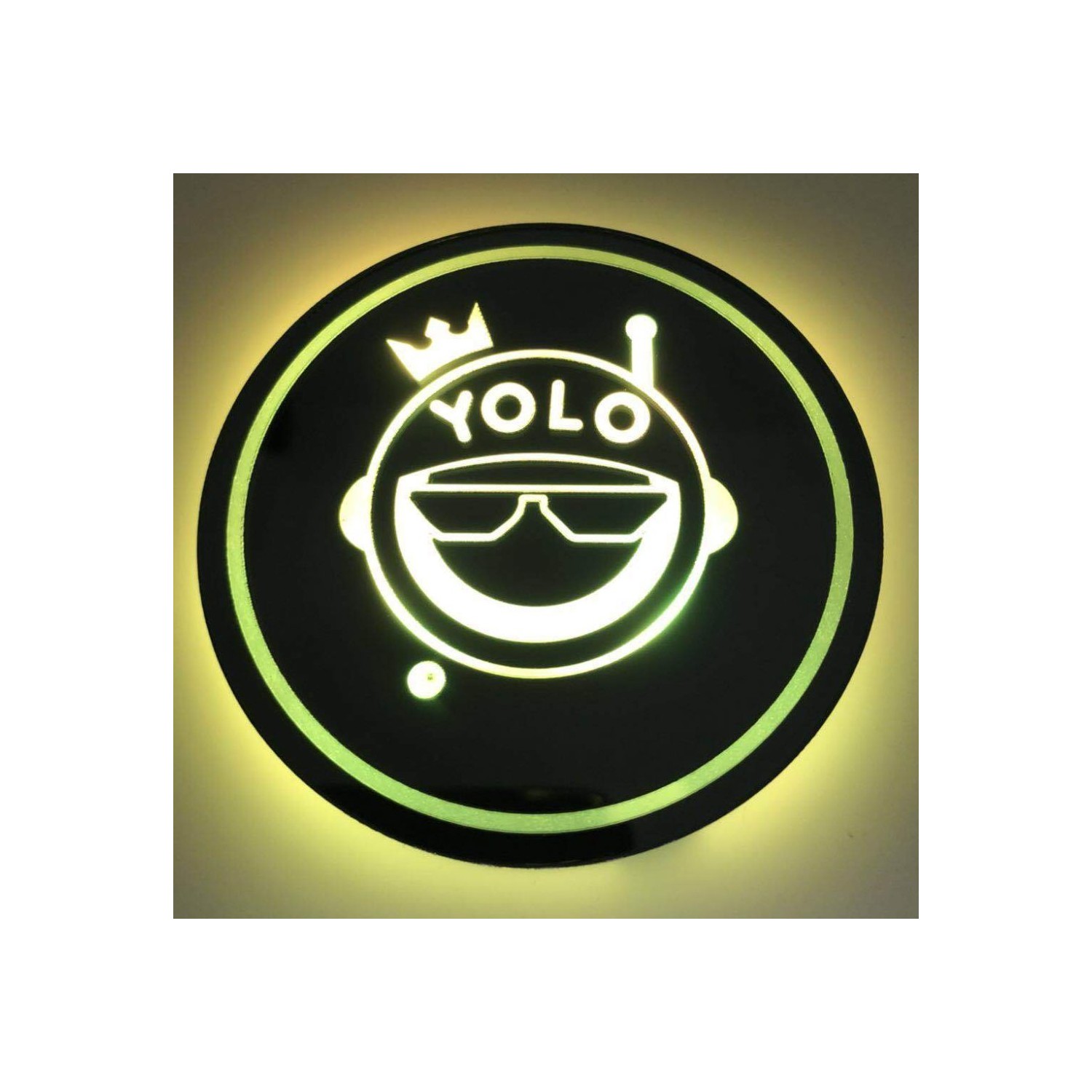 ISP LED Coasters Cup Mat Pad