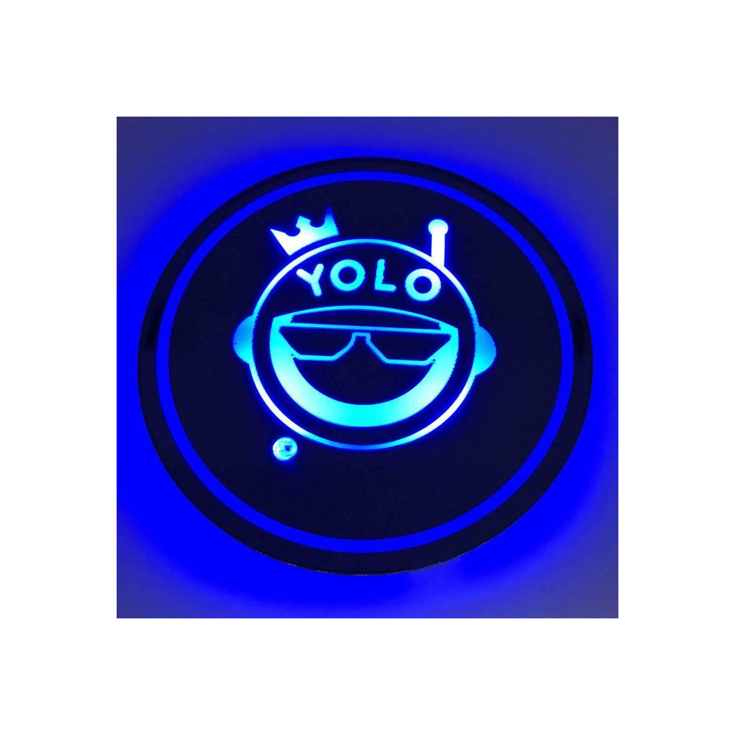 ISP LED Coasters Cup Mat Pad