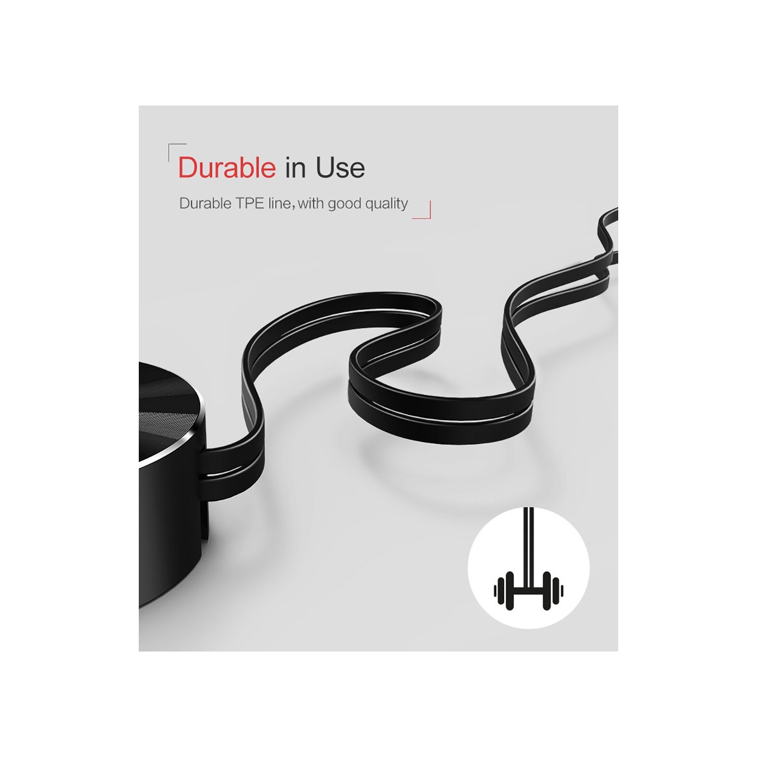 USAMS US-SJ150 iPhone storage cable U-BIN SERIES Red