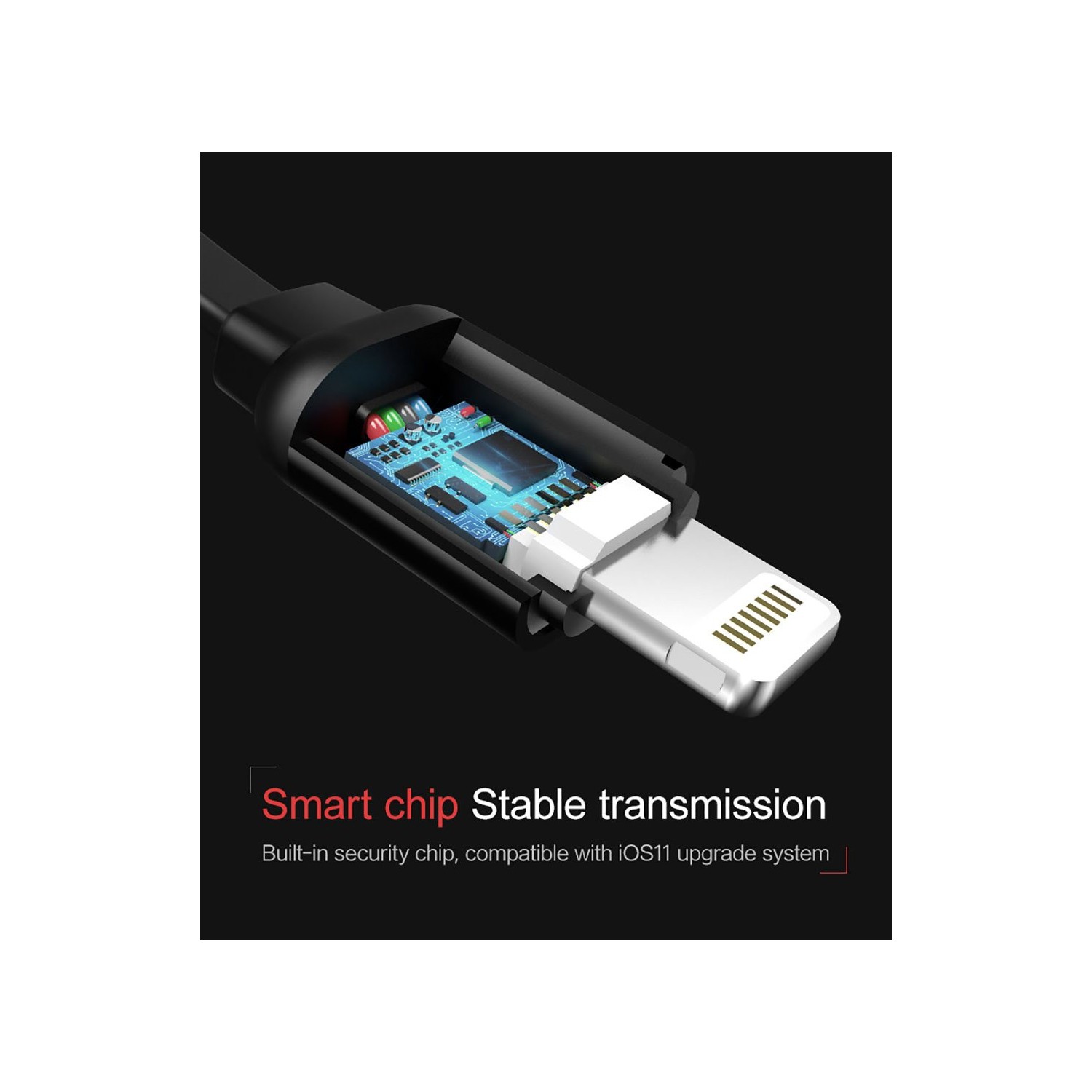 USAMS US-SJ150 iPhone storage cable U-BIN SERIES Red