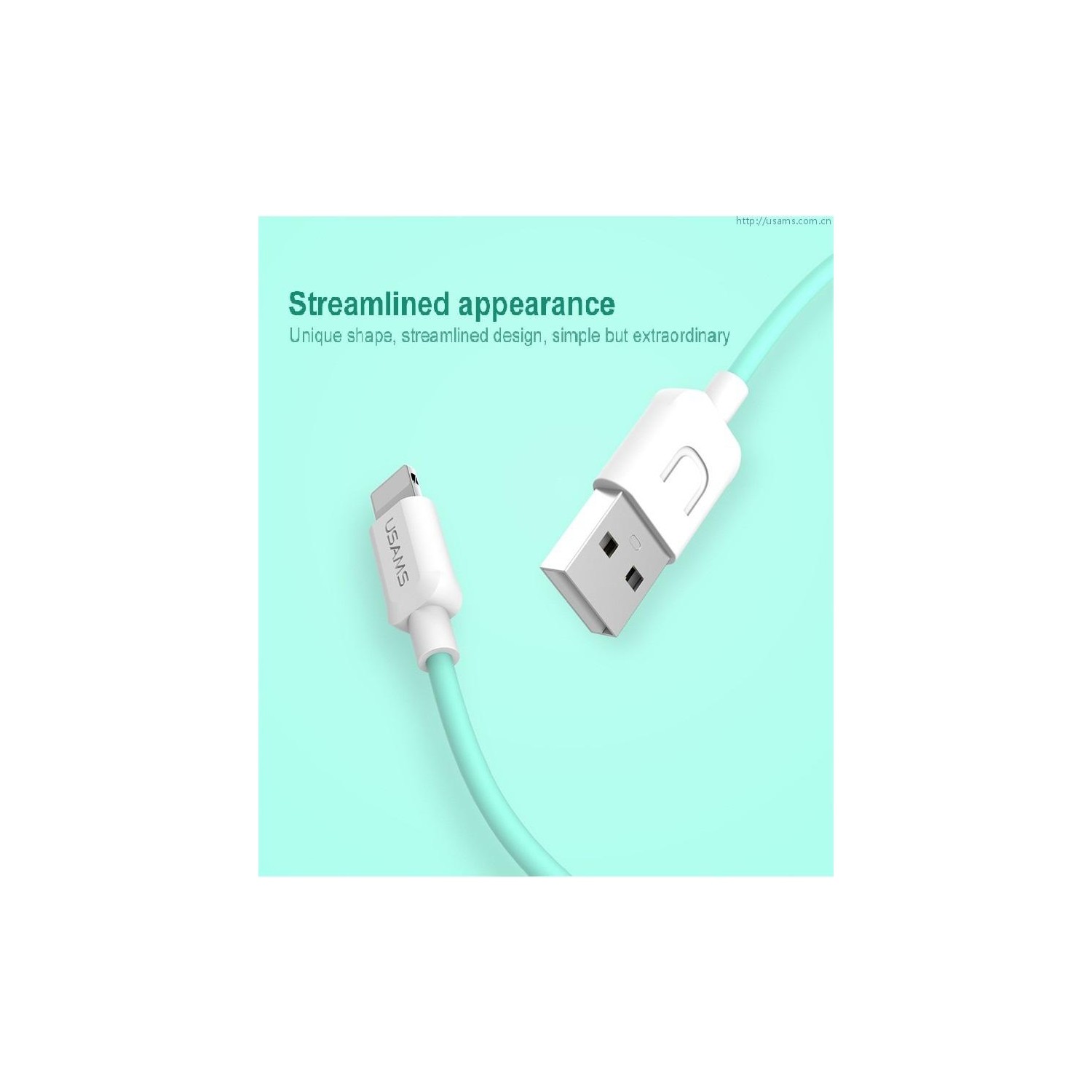 USAMS US-SJ097 iPhone Lightning Cable 1m White