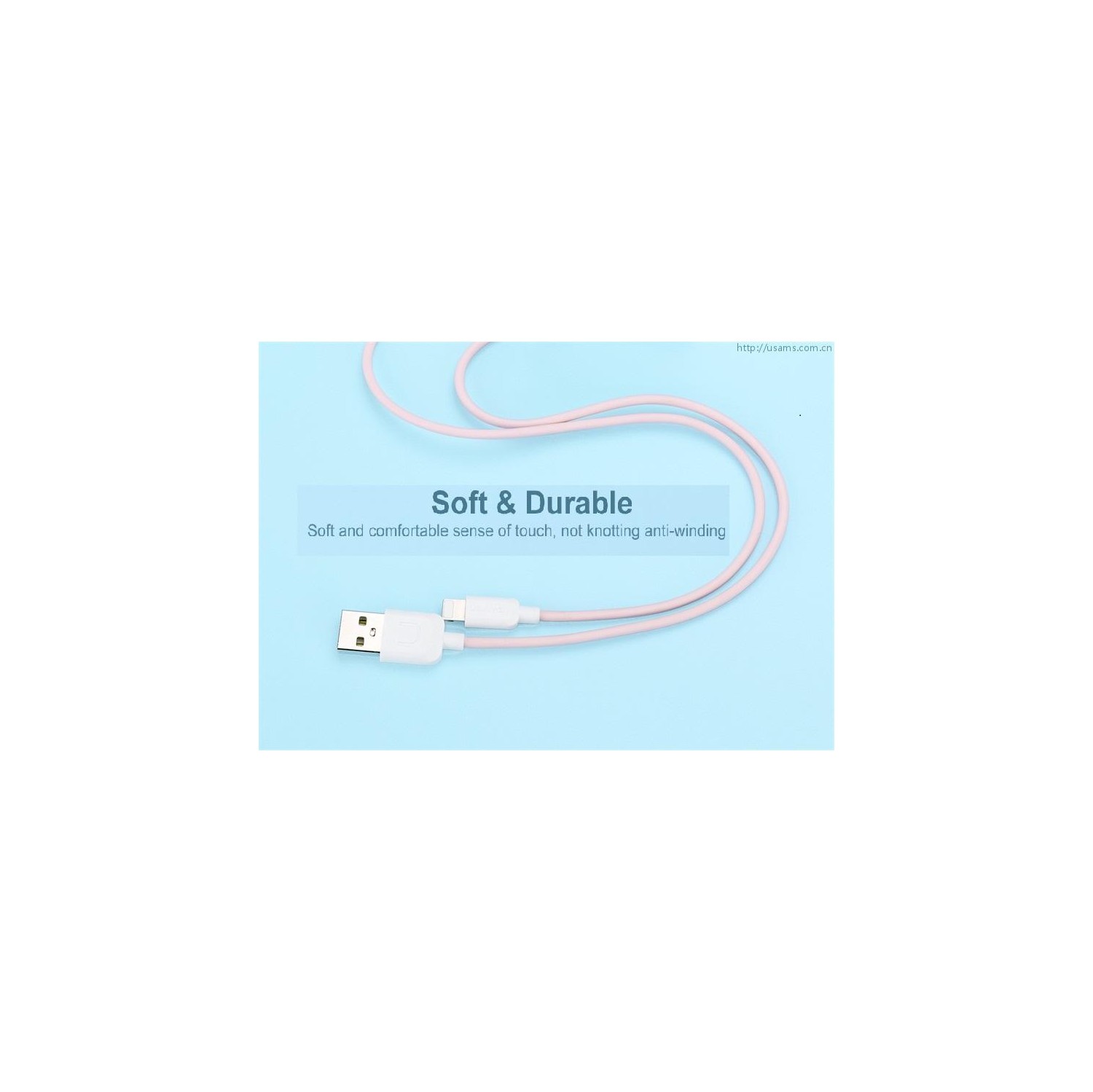 USAMS US-SJ097 iPhone Lightning Cable 1m White