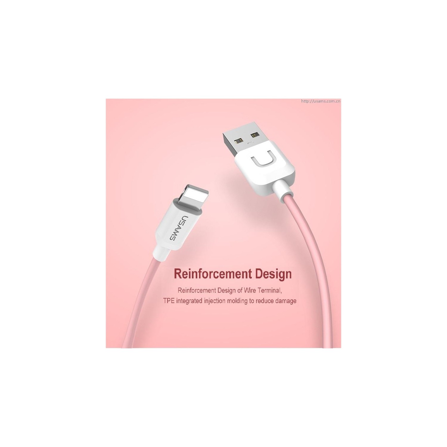 USAMS US-SJ097 iPhone Lightning Cable 1m White