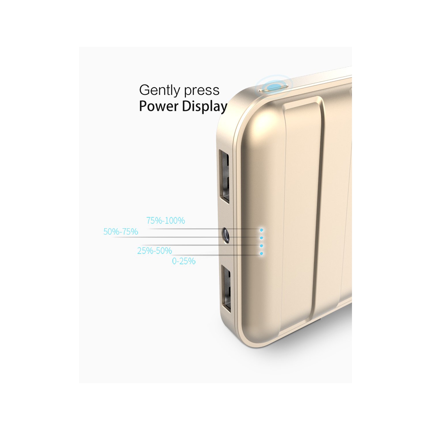 USAMS US-CD08 6000mAh Power Bank Trunk Series Silver