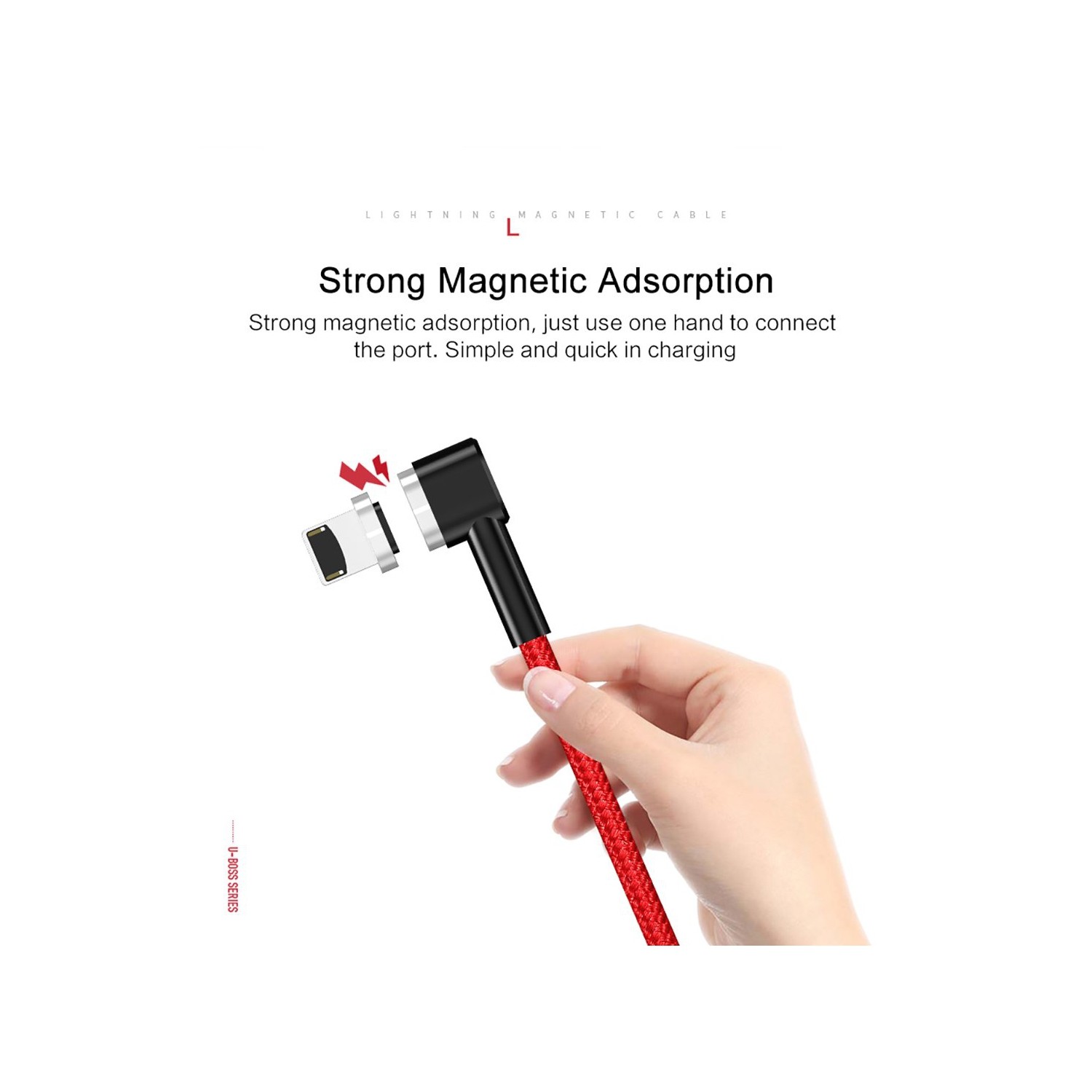 USAMS US-SJ149 MicroUSB Magnetic cable U-Boss Series