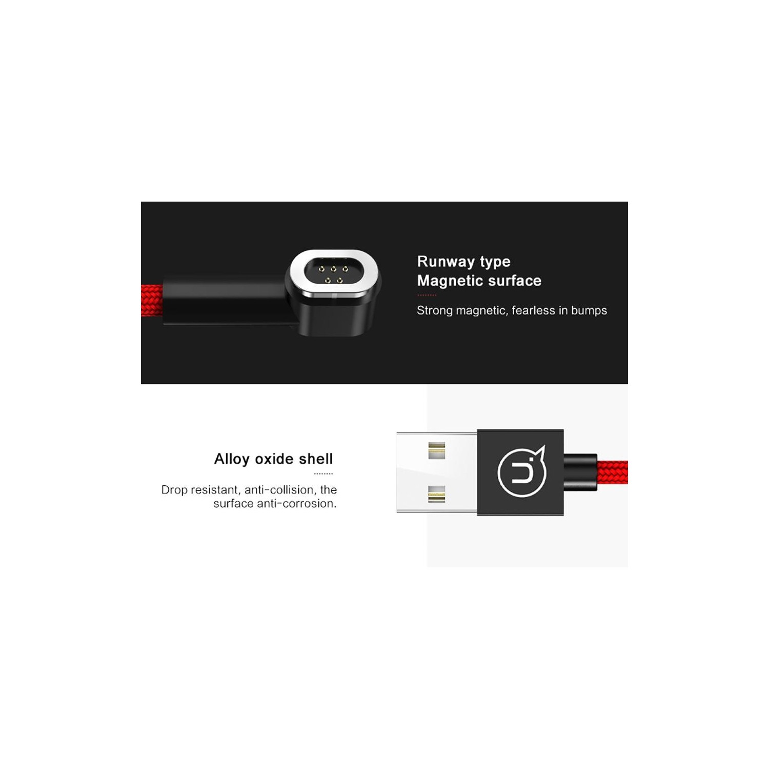 USAMS US-SJ149 MicroUSB Magnetic cable U-Boss Series