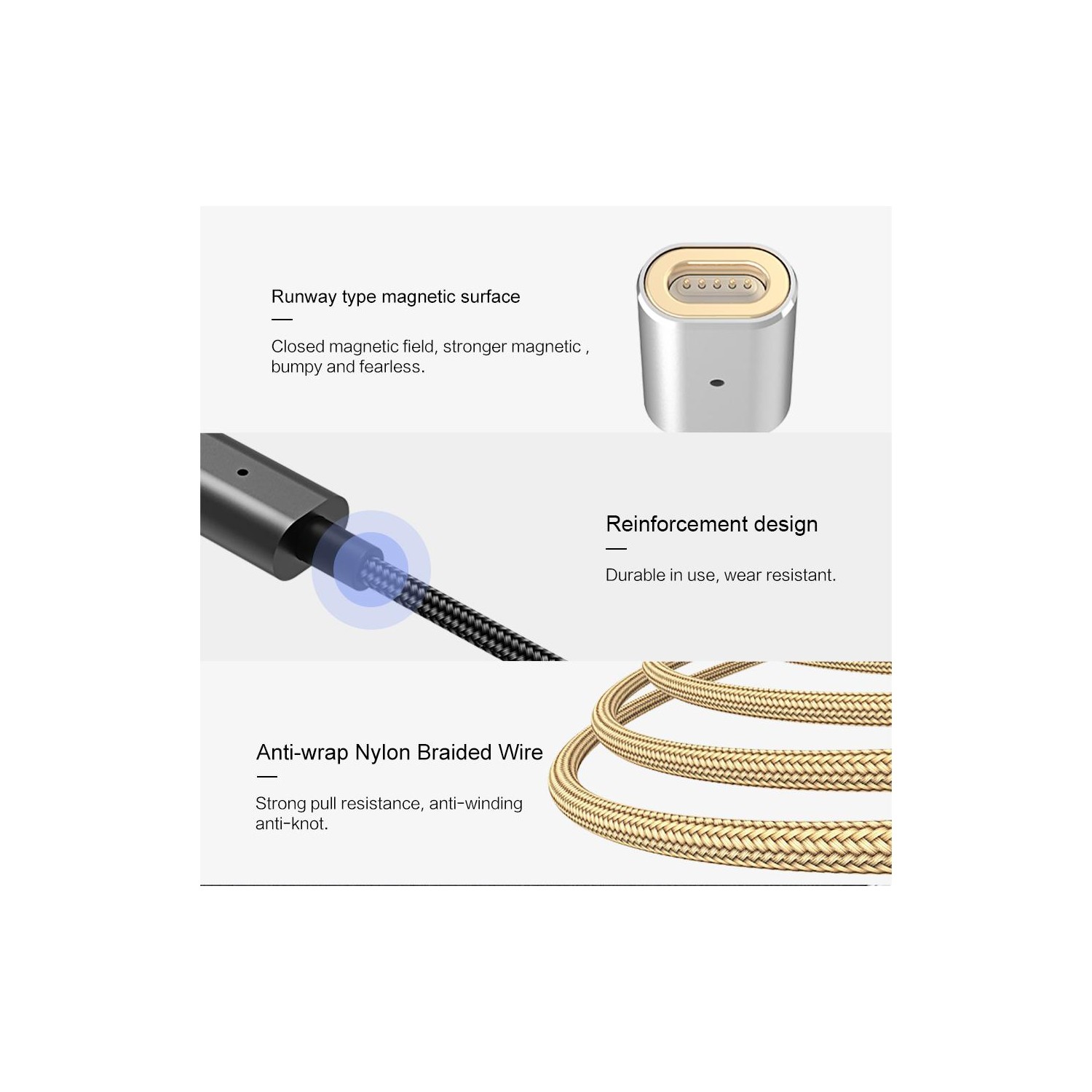 USAMS US-SJ143 Type-C Magnetic cable U-Link Series