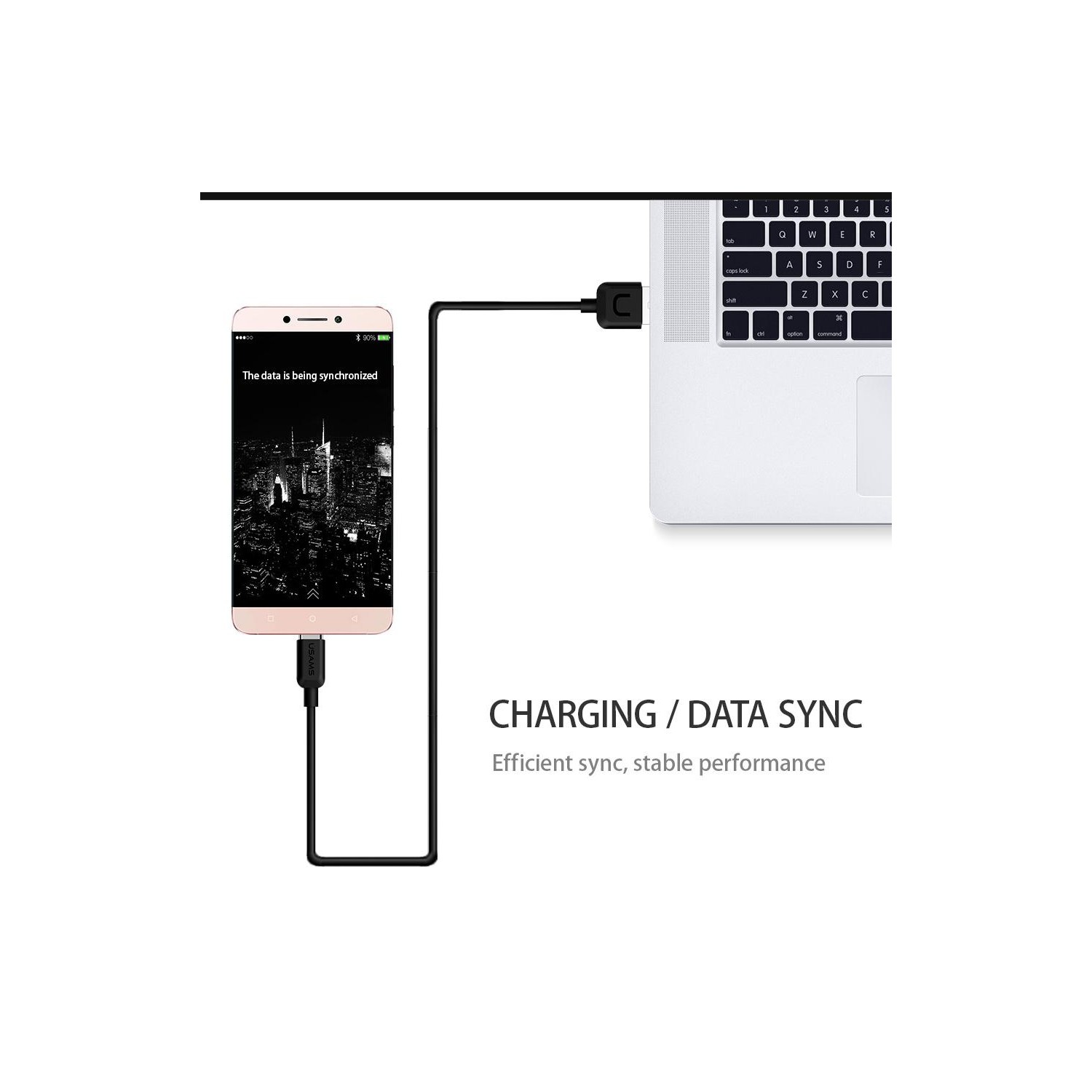 USAMS US-SJ099 Type-C Cable 1m Black