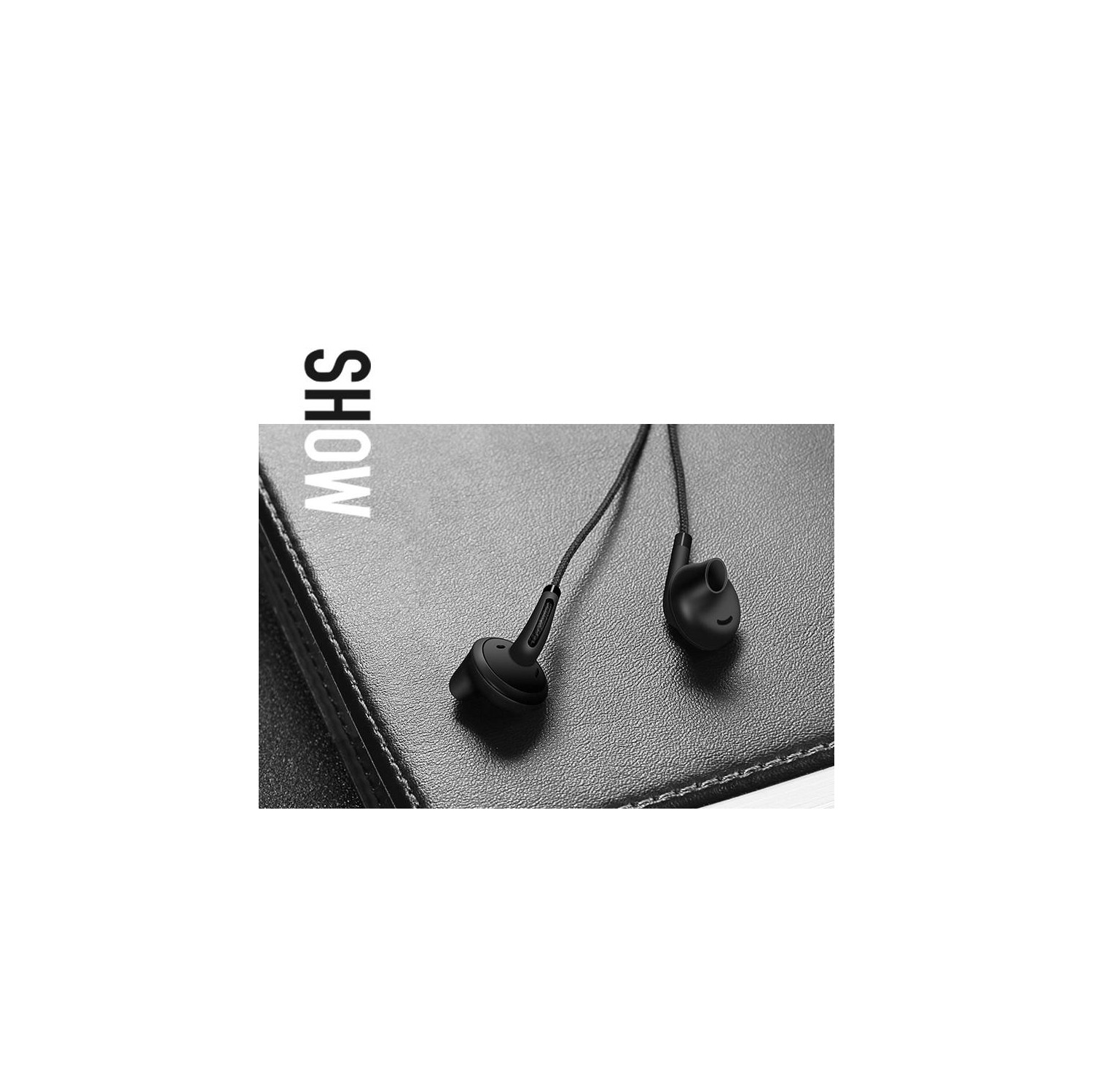 USAMS EP-14 in-ear HiFi Braided Earphone Black
