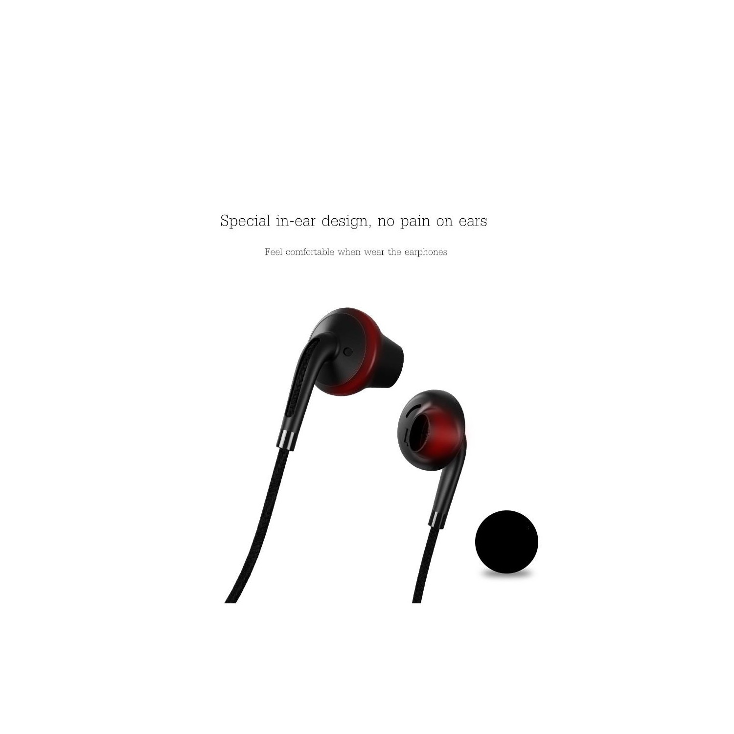 USAMS EP-14 in-ear HiFi Braided Earphone White