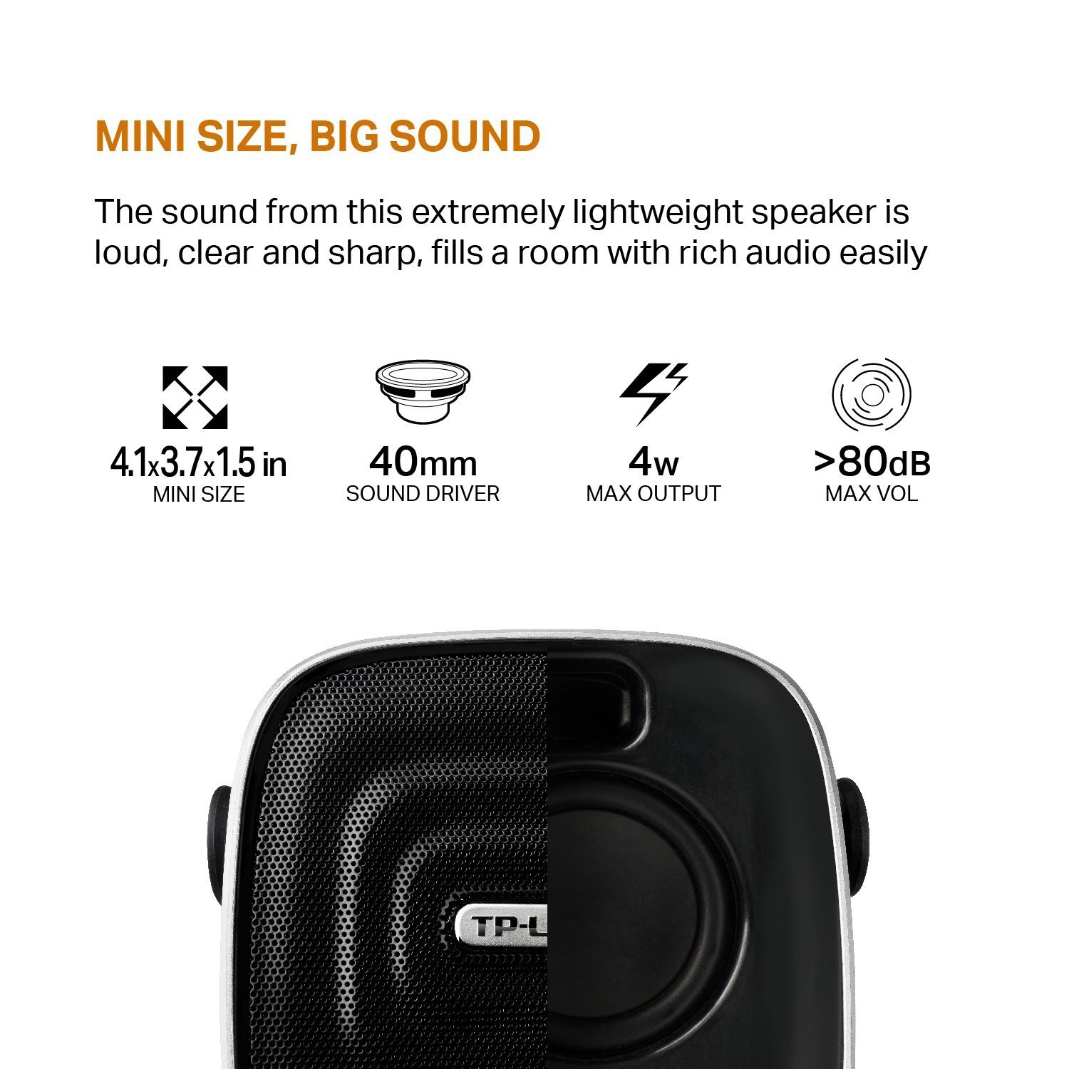 TP-LINK BS1001 BLUETOOTH WIRELESS PORTABLE SPEAKER