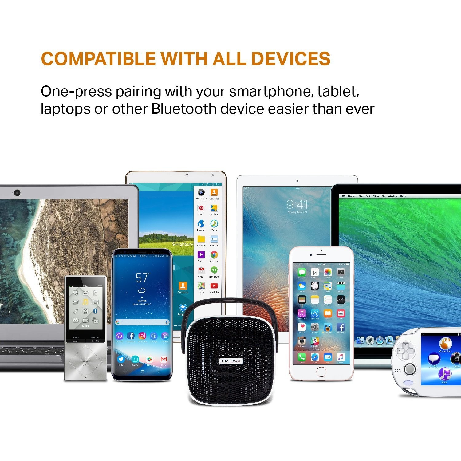 TP-LINK BS1001 BLUETOOTH WIRELESS PORTABLE SPEAKER