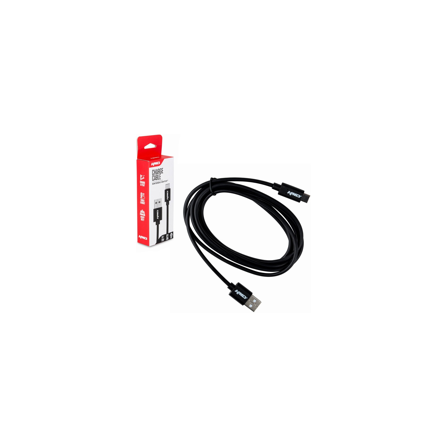 Nintendo Switch 6Ft Usb Charge Cable [KMD]