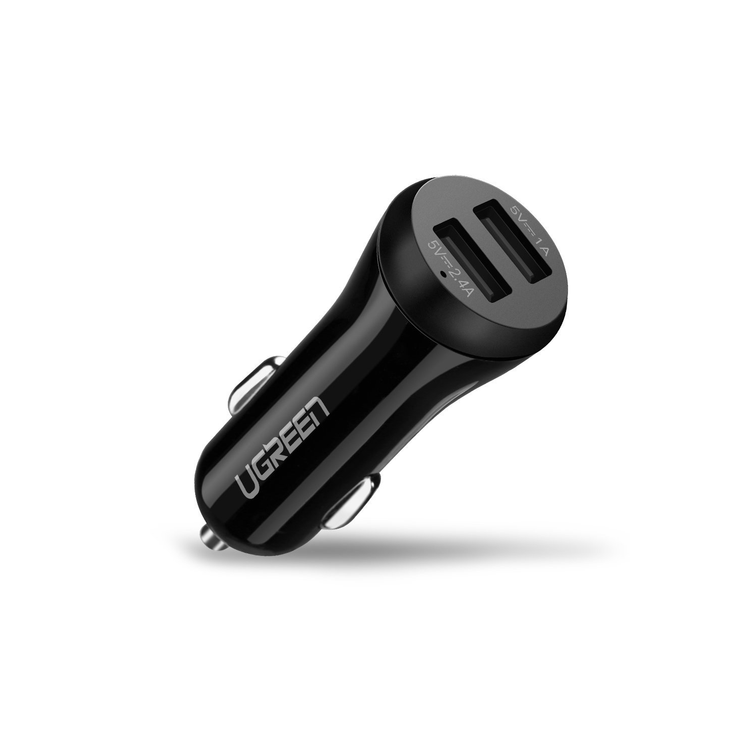 UGREEN Car Charger Dual USB 17W(3.4A) Vehicle Charger Smart Port Portable Travel Charger Compatible