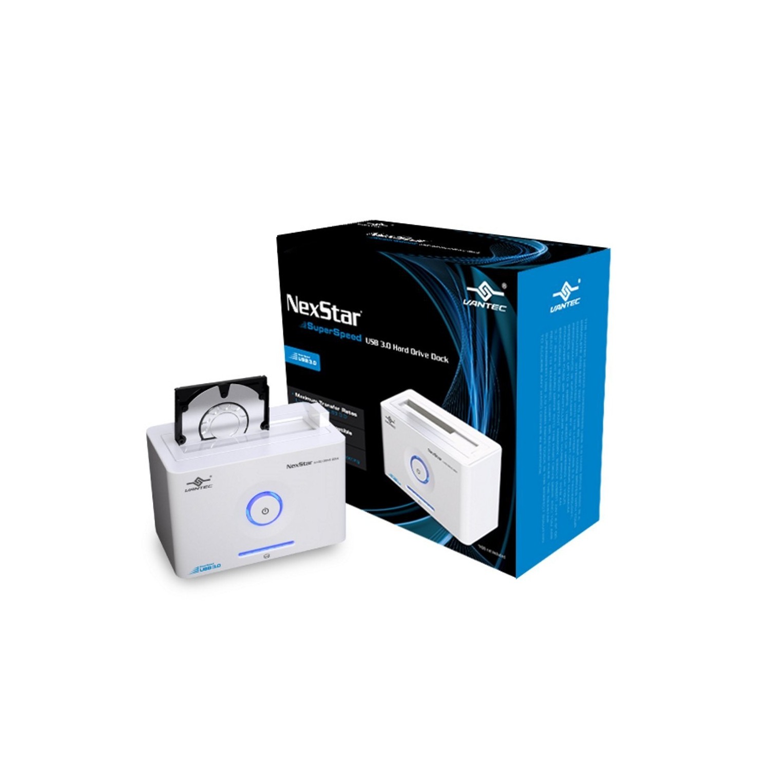 Vantec NST-D300S3 2.5-Inch / 3.5-Inch SATA to USB 3.0 SuperSpeed Hard Drive Dock