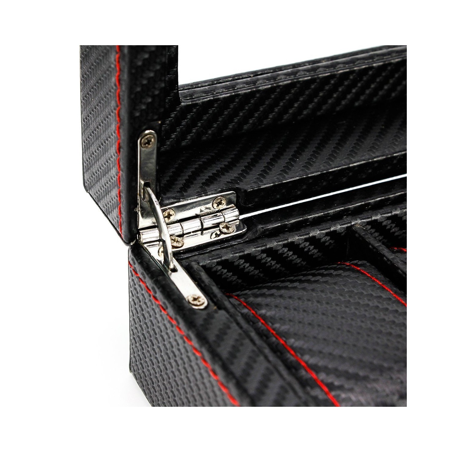 Coffret à bijoux en cuir 12 Watch, coffret à bijoux, range-tout en fibre de carbone, boîte de rangement de présentation …