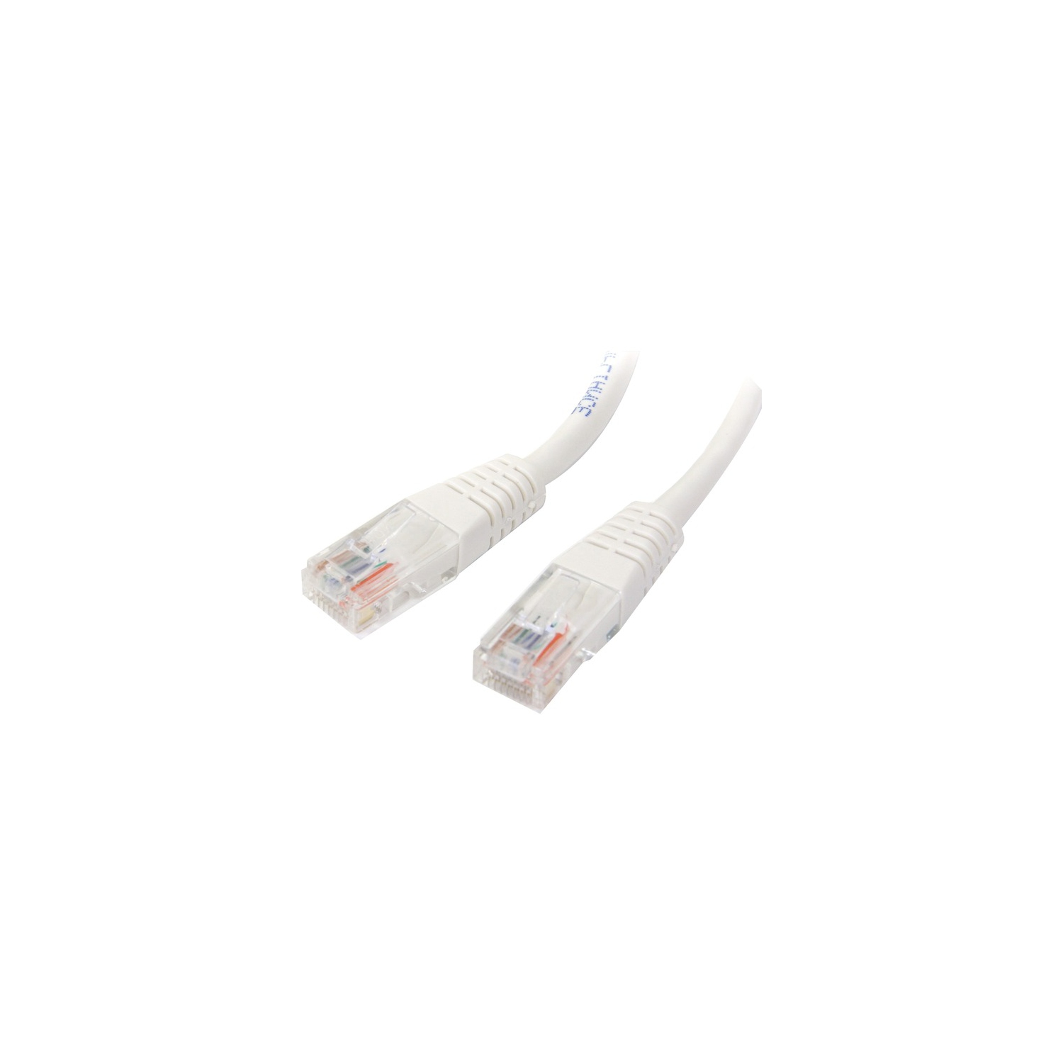 Startech 10ft Cat5e 350mhz Molded Patch Cable - White -