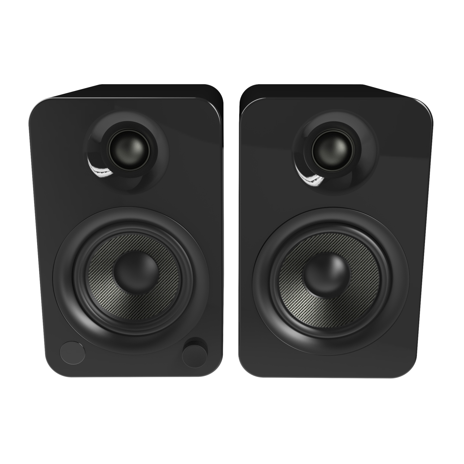 Kanto YU4 Powered Speakers with Bluetooth® and Phono Preamp, Gloss Black