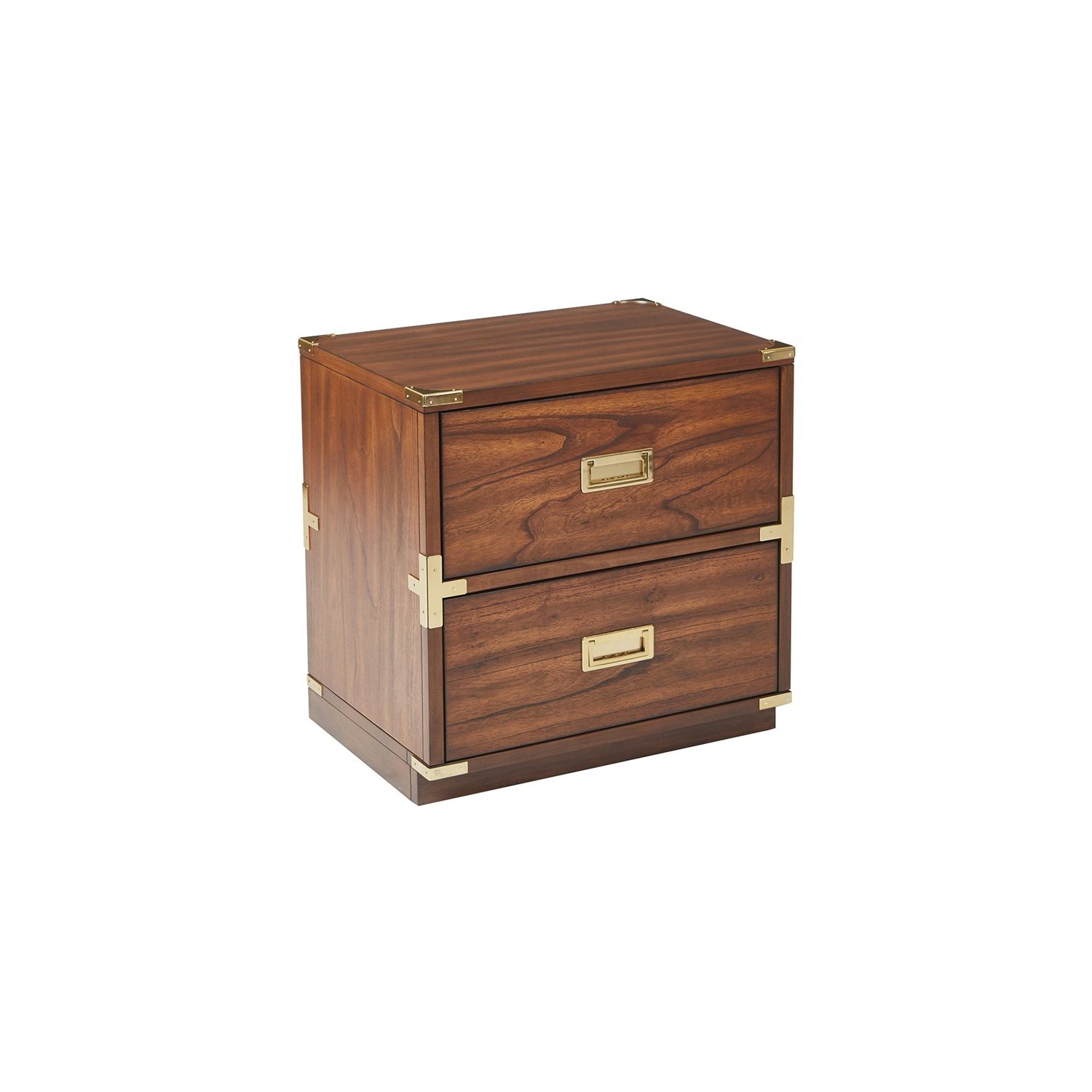 Office Star – Classeur à 2 tiroirs de OSP Designs, blé grillé