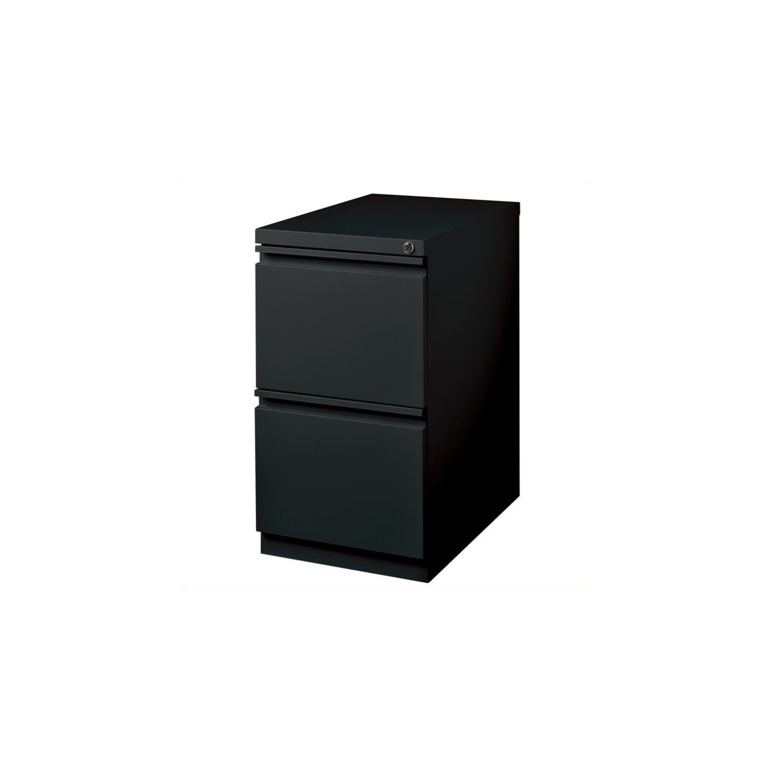 Hirsh Industries 2 Drawer Mobile File Cabinet File in Black