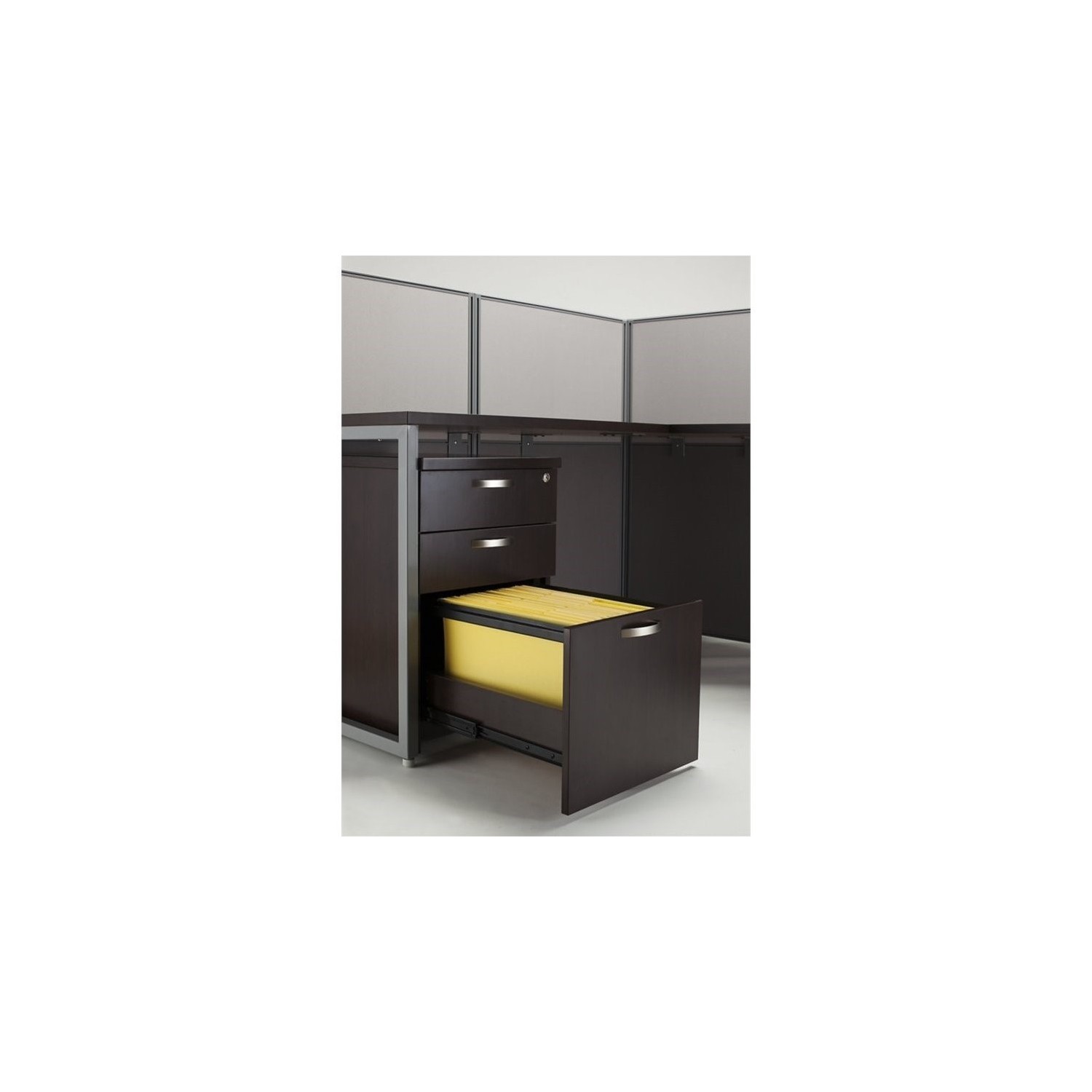 Bush Business Easy Office 3 Drawer Mobile Filing Cabinet