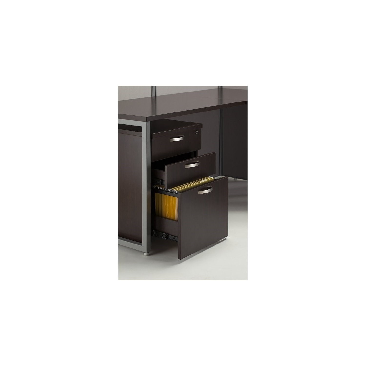 Bush Business Easy Office 3 Drawer Mobile Filing Cabinet