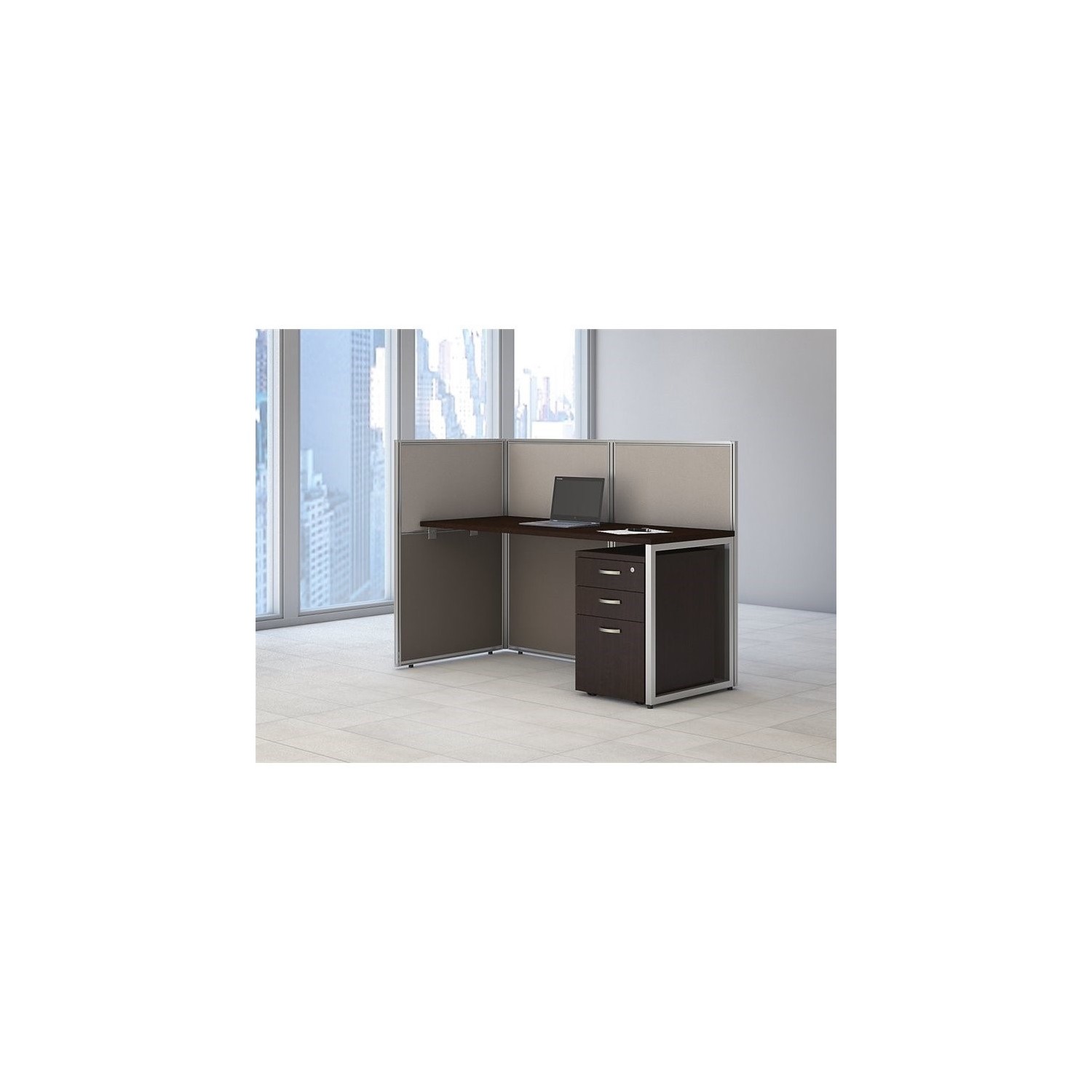 Bush Business Easy Office 3 Drawer Mobile Filing Cabinet