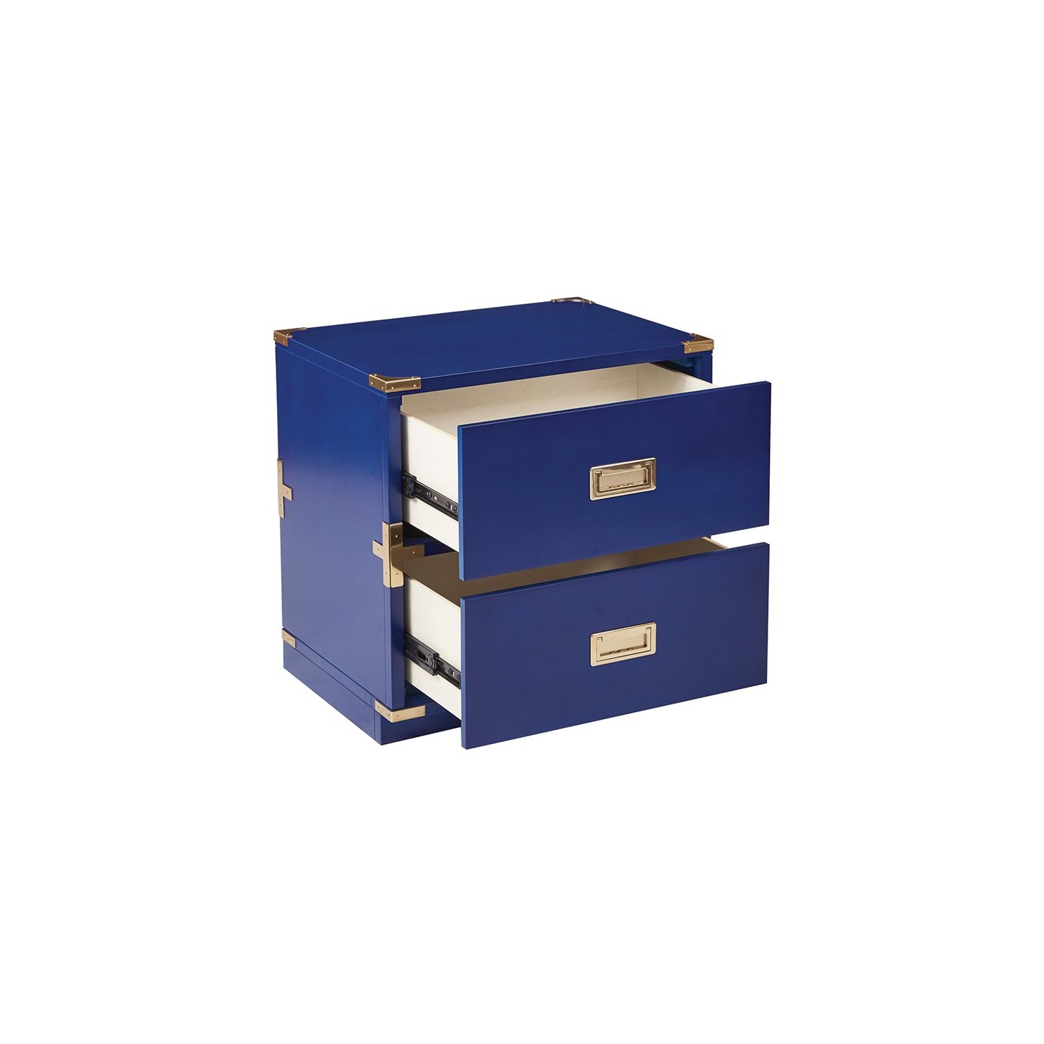 Office Star OSP Designs 2 Drawer Filing Cabinet in Lapis Blue