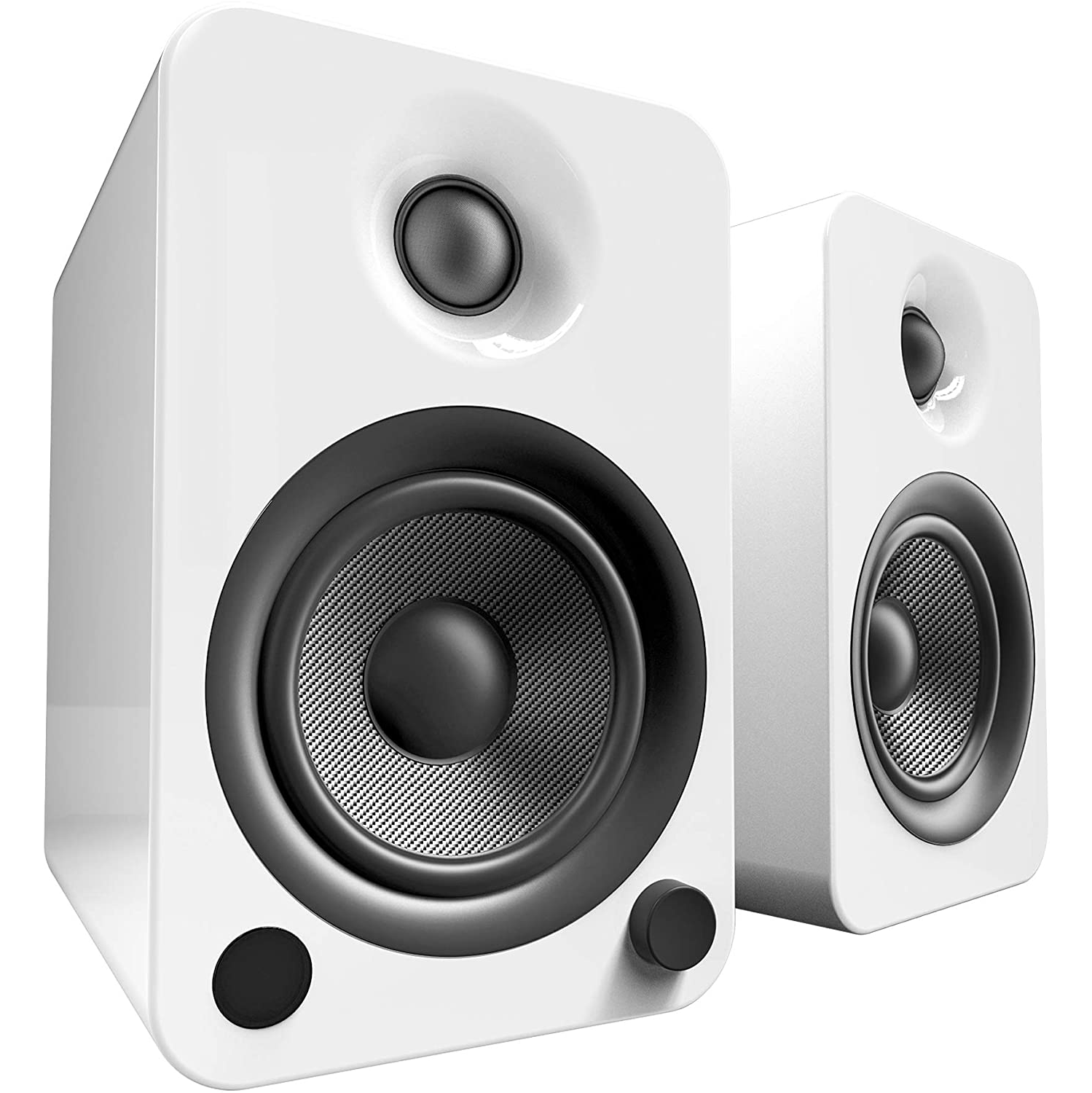 Kanto YU4 Powered Speakers with Bluetooth® and Phono Preamp, Matte White