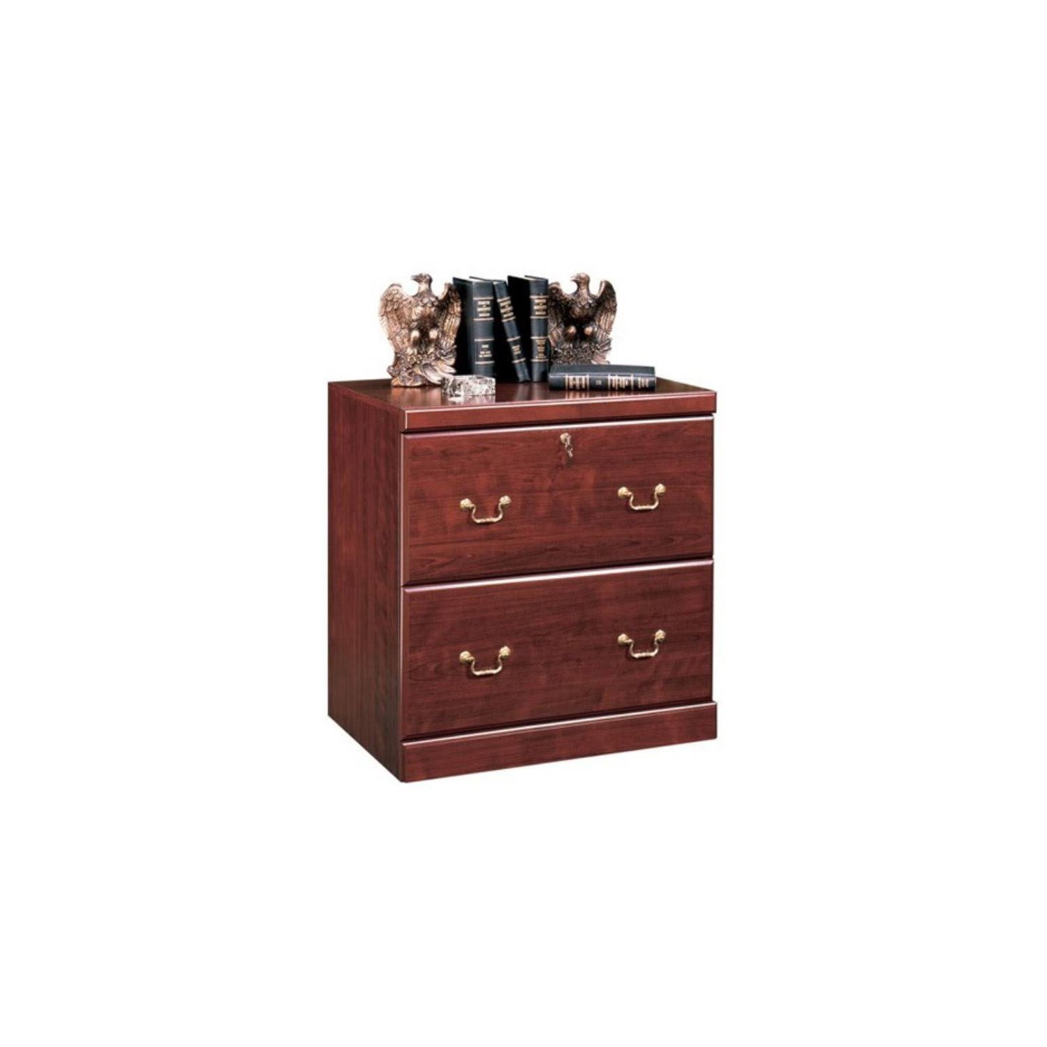 Sauder Heritage Hill 2 Drawer Lateral Wood File Cabinet in Classic Cherry