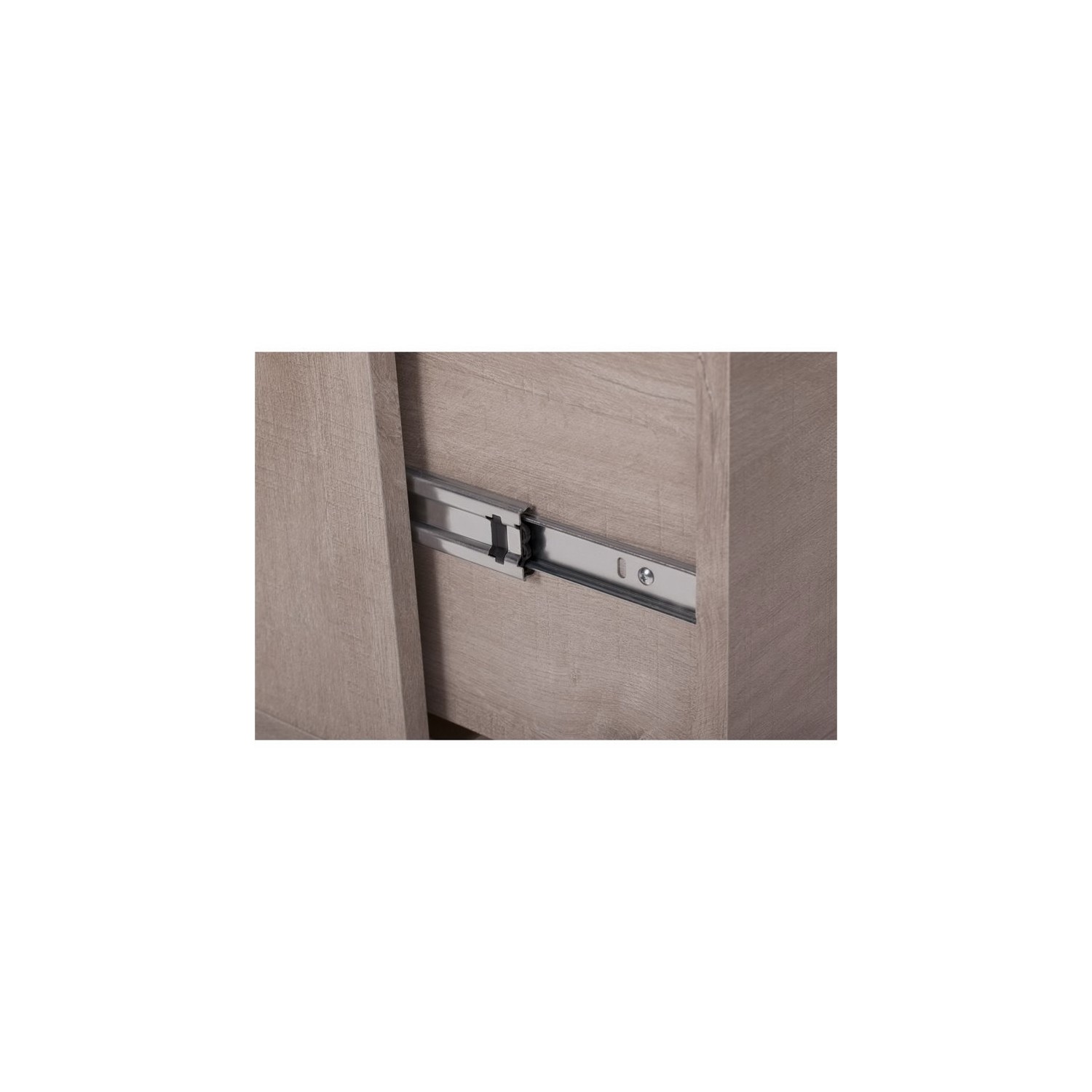 Bush Key West Lateral File Cabinet in Washed Gray