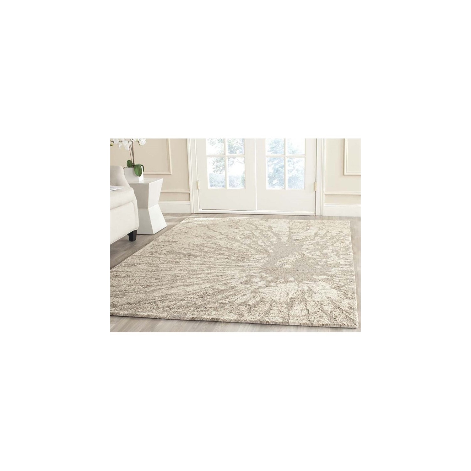 Safavieh Bella Winter Country 3' x 5' Round Area Rug - Taupe