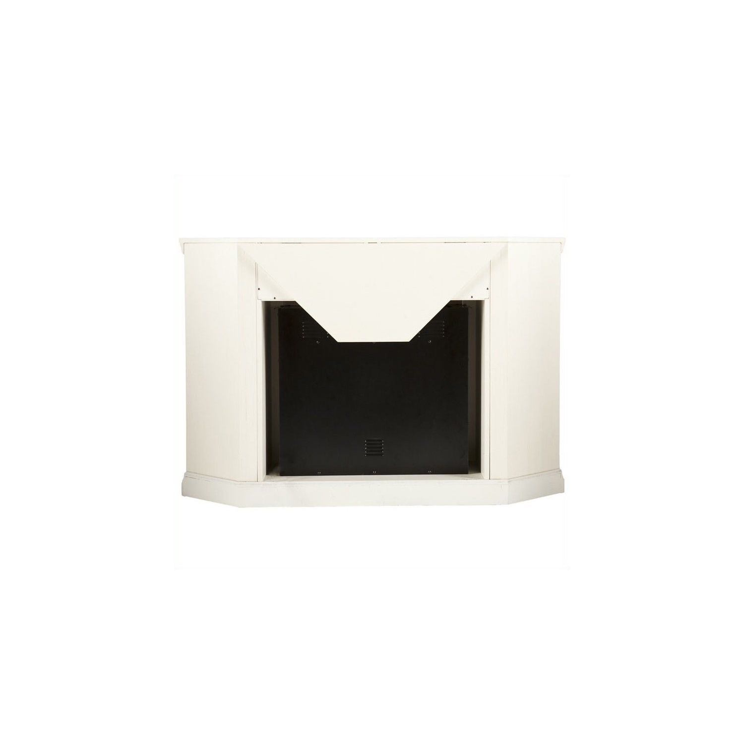 SEI Furniture – foyer électrique autonome multimédia convertible, ivoire