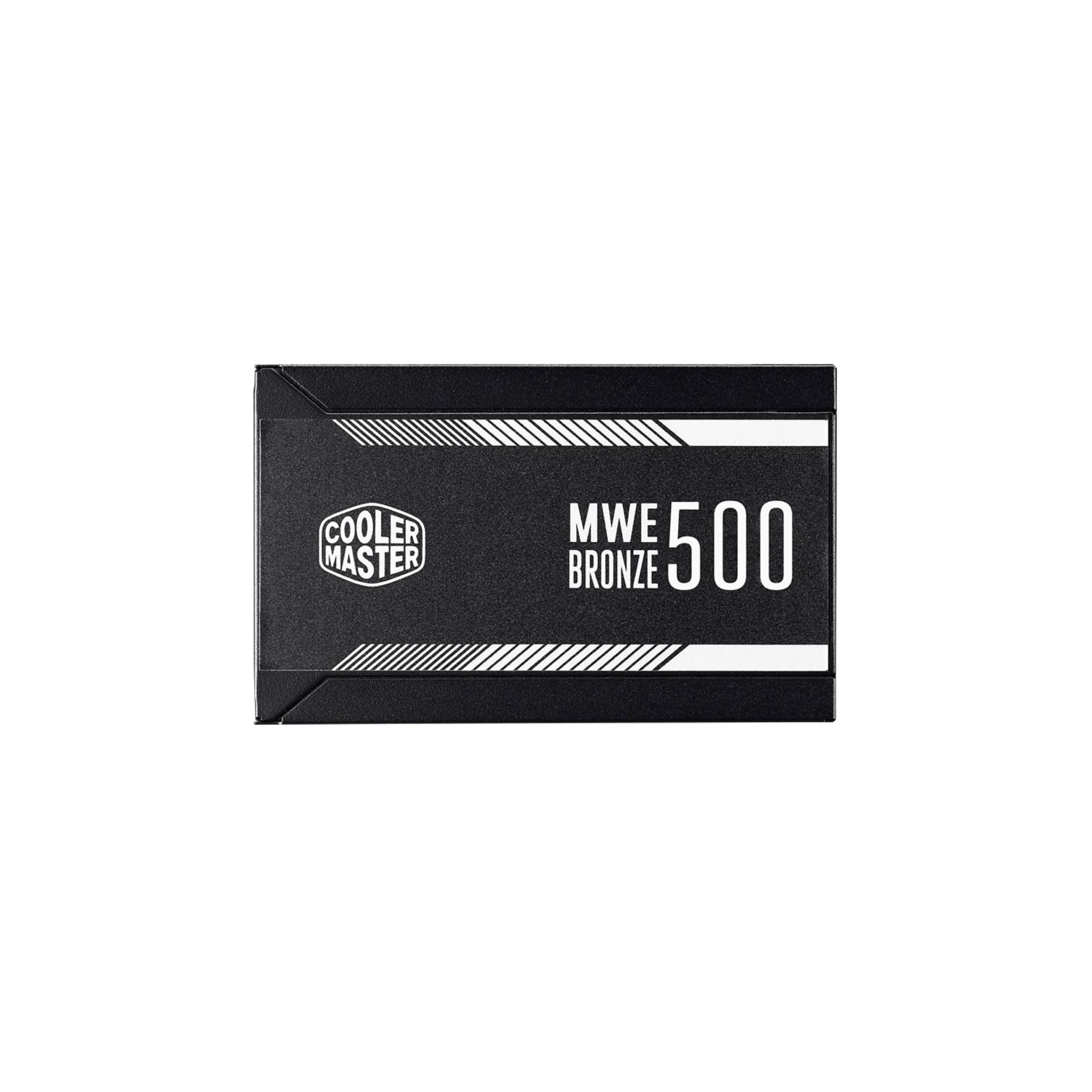 Cooler Master Silent MWE 500 Watt 80 Plus Bronze Certified Power Supply with Sleeved Cables