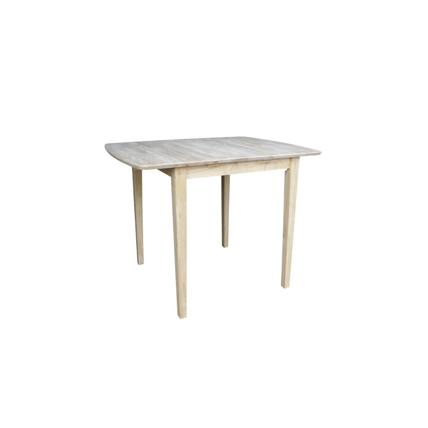 International Concepts Unfinished Square/Rectangular Counter Height Dining Table