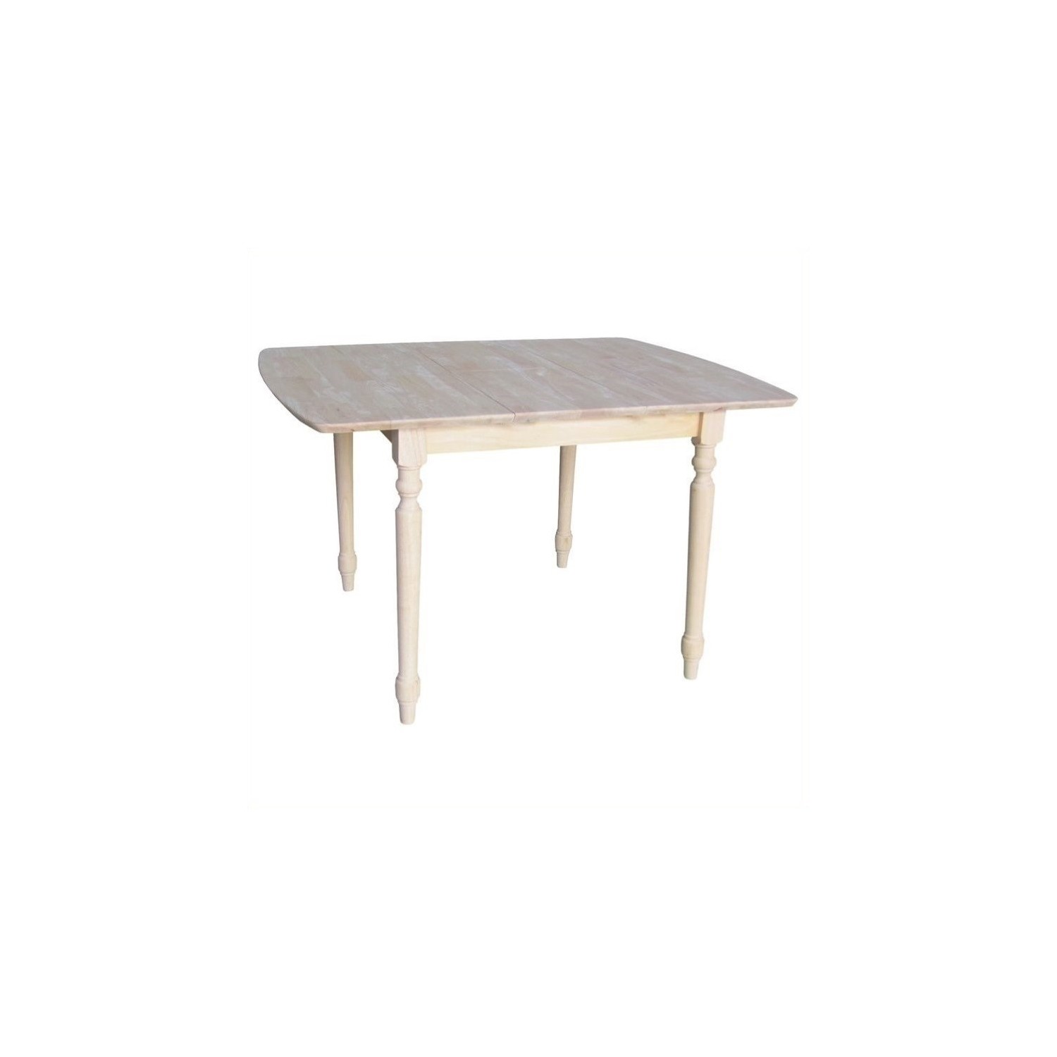 International Concepts Unfinished Square/Rectangular Dining Table